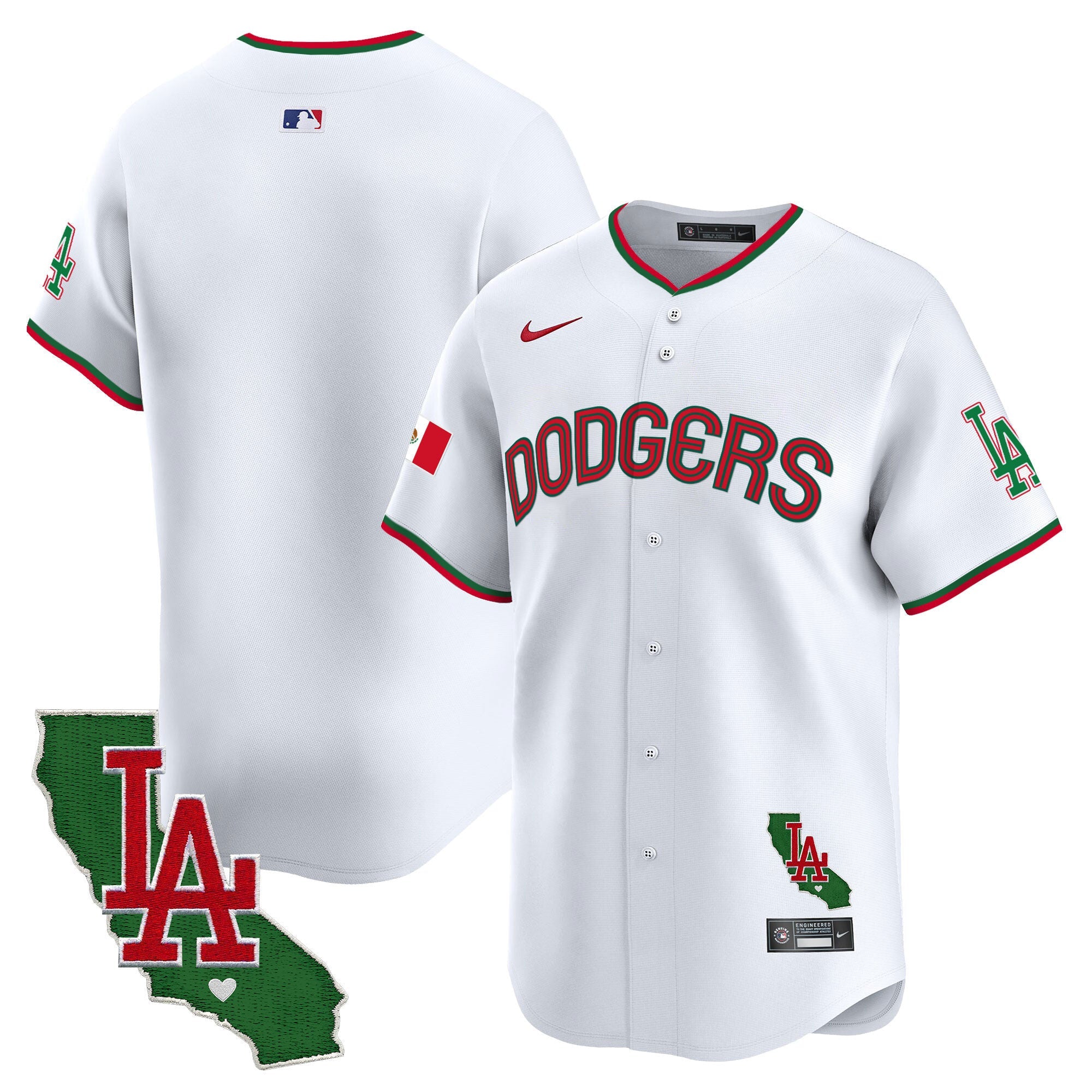 Men’s Mexico California Patch Vapor Premier Limited Jersey V3