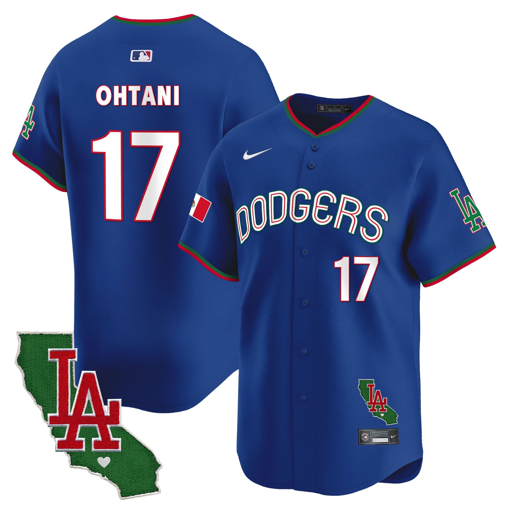 Men’s Mexico California Patch Vapor Premier Limited Jersey V3