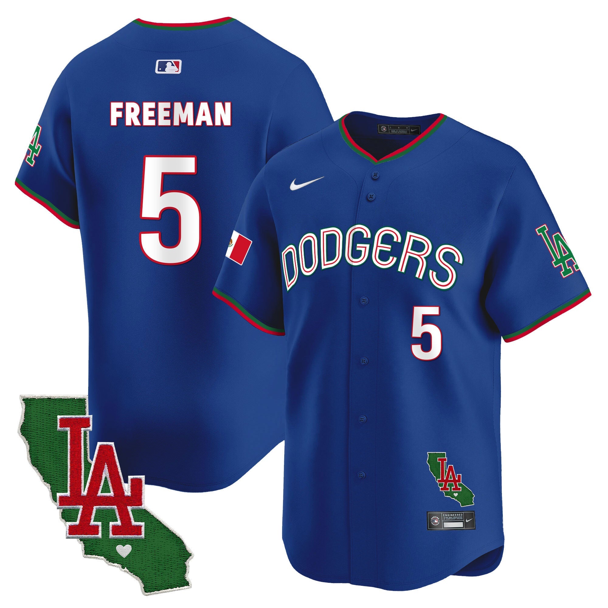 Men’s Mexico California Patch Vapor Premier Limited Jersey V3