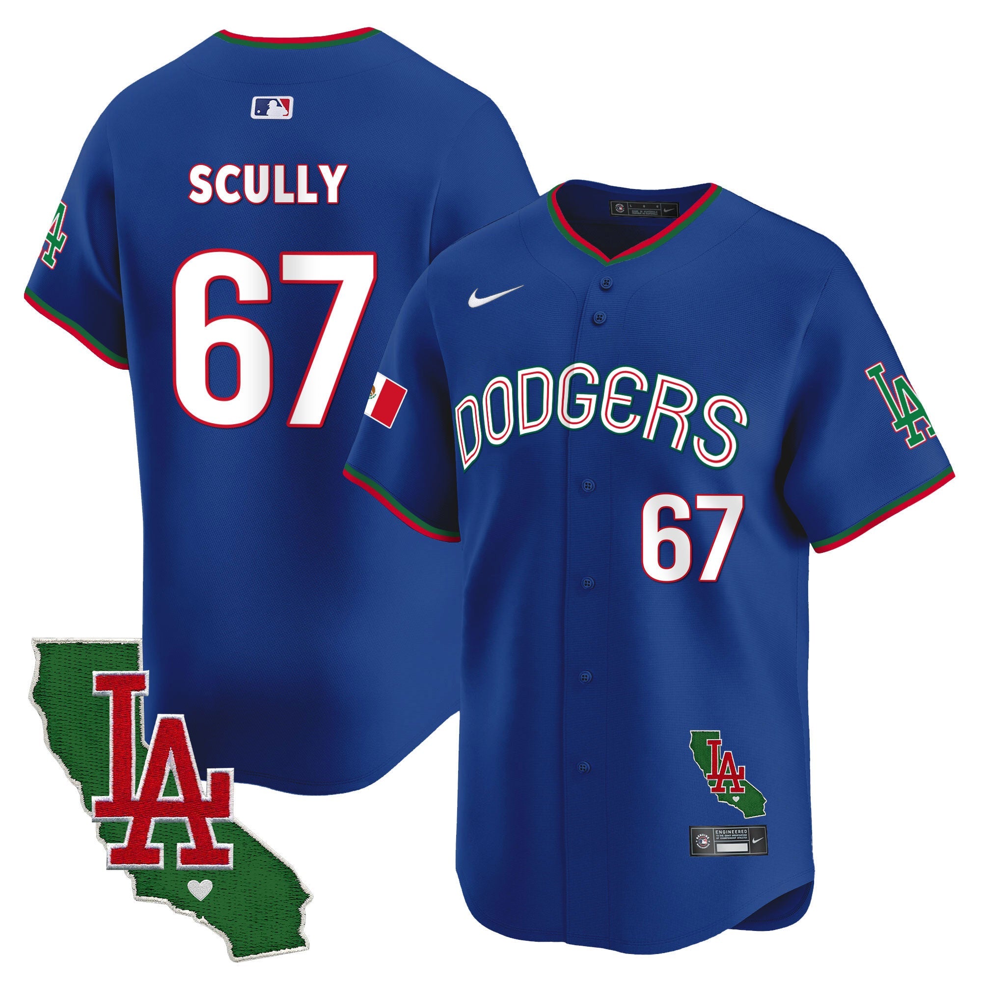 Men’s Mexico California Patch Vapor Premier Limited Jersey V3