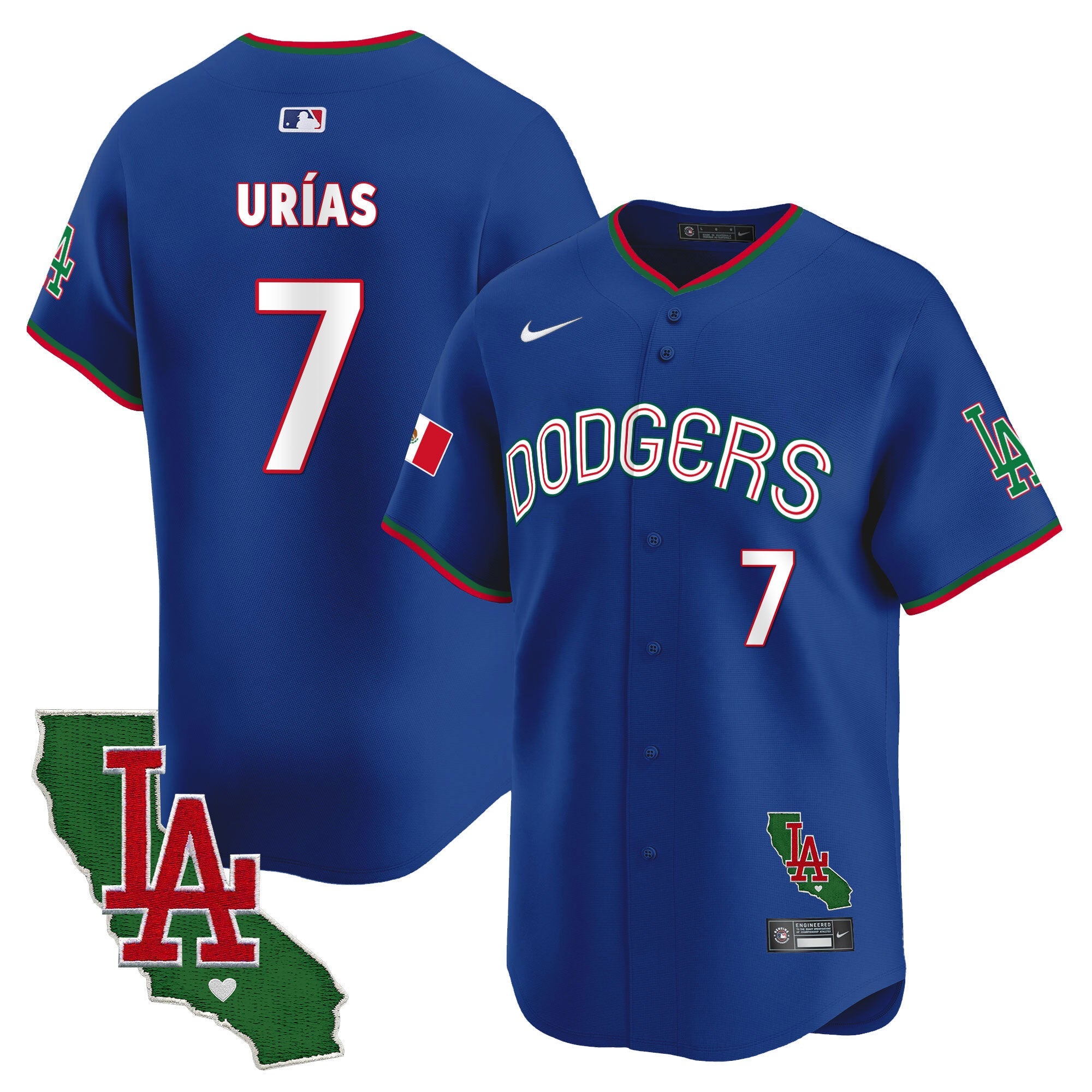 Men’s Mexico California Patch Vapor Premier Limited Jersey V3