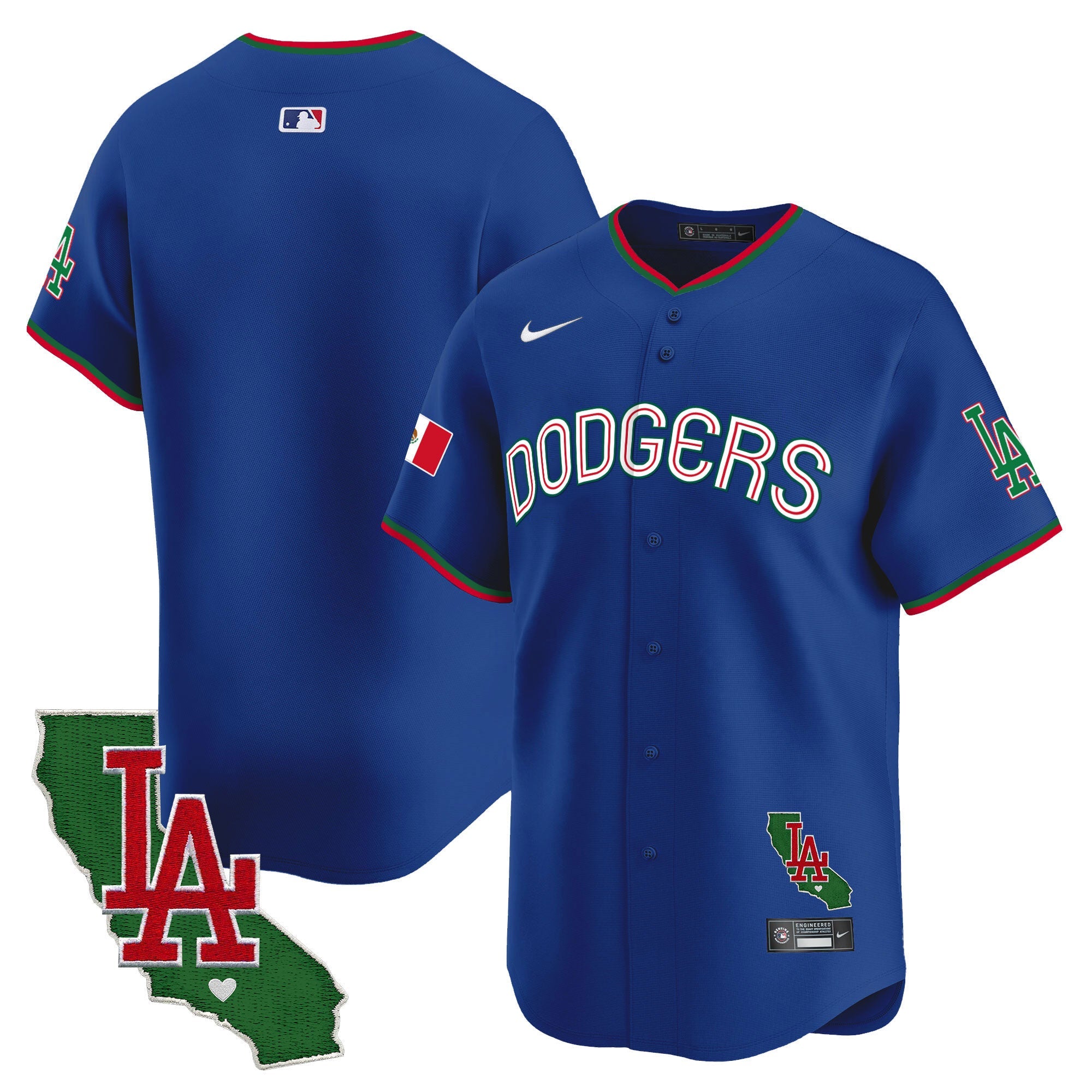 Men’s Mexico California Patch Vapor Premier Limited Jersey V3