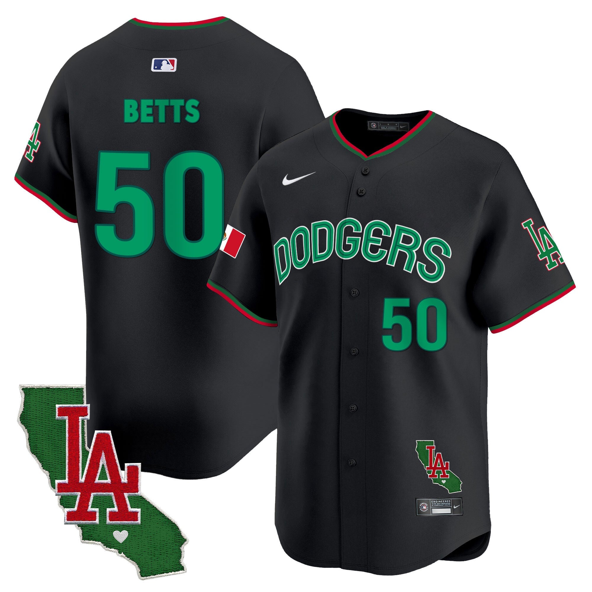 Men’s Mexico California Patch Vapor Premier Limited Jersey V3