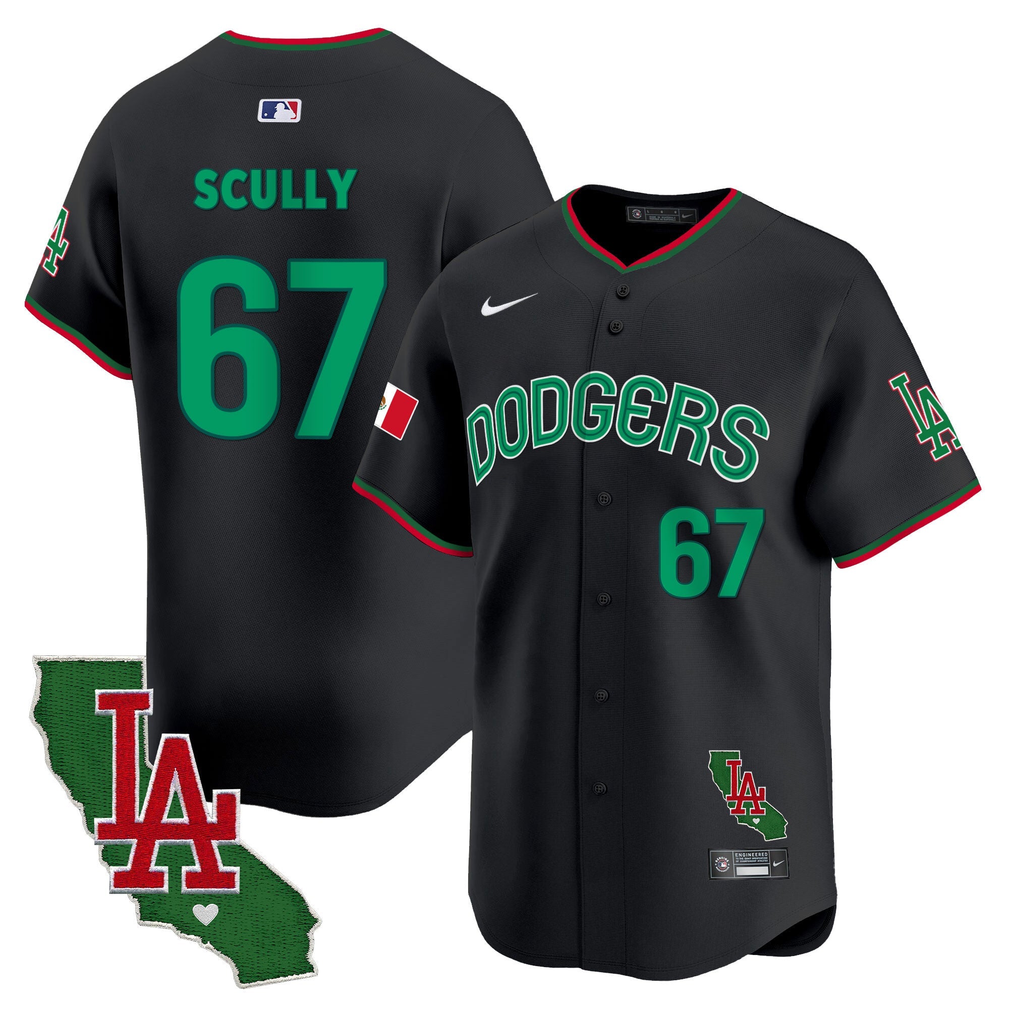 Men’s Mexico California Patch Vapor Premier Limited Jersey V3