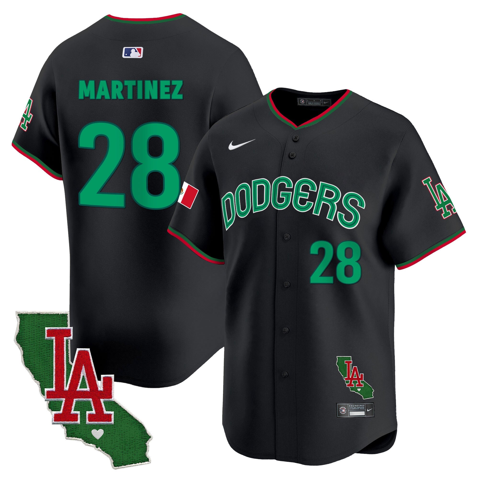 Men’s Mexico California Patch Vapor Premier Limited Jersey V3
