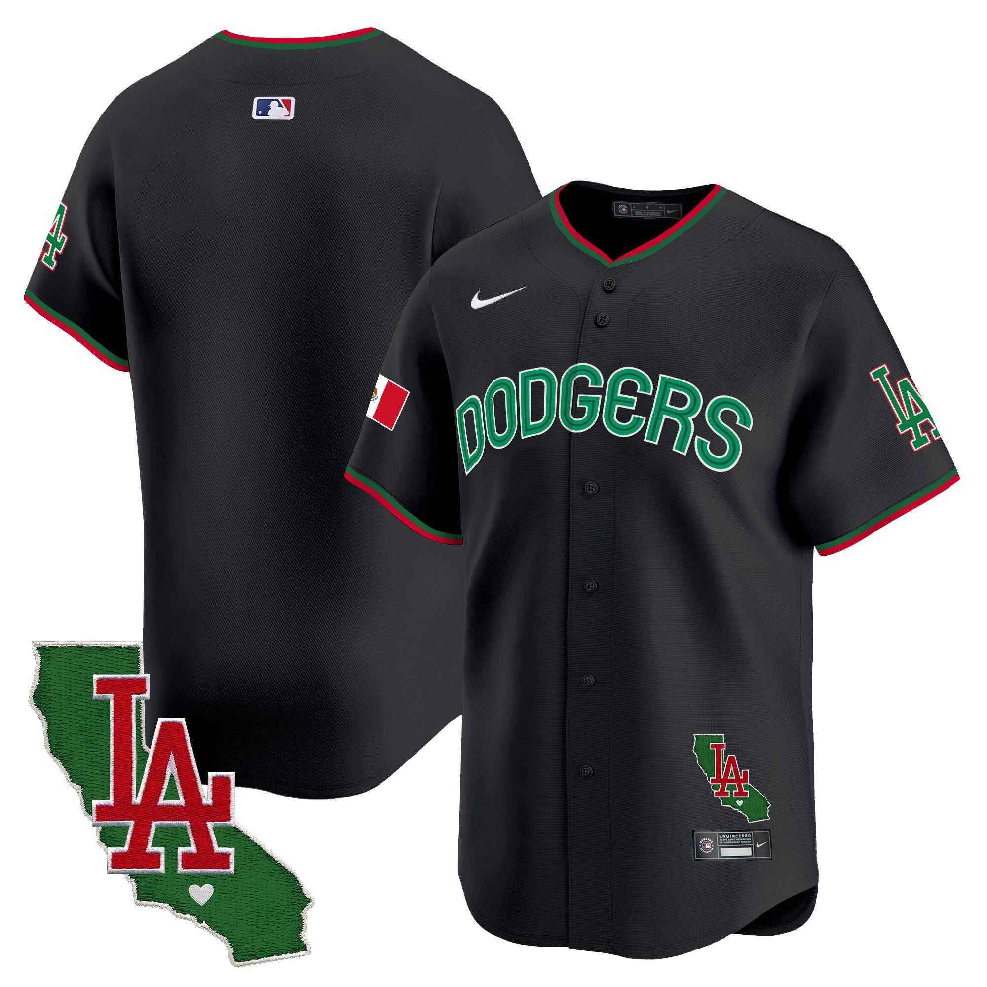 Men’s Mexico California Patch Vapor Premier Limited Jersey V3