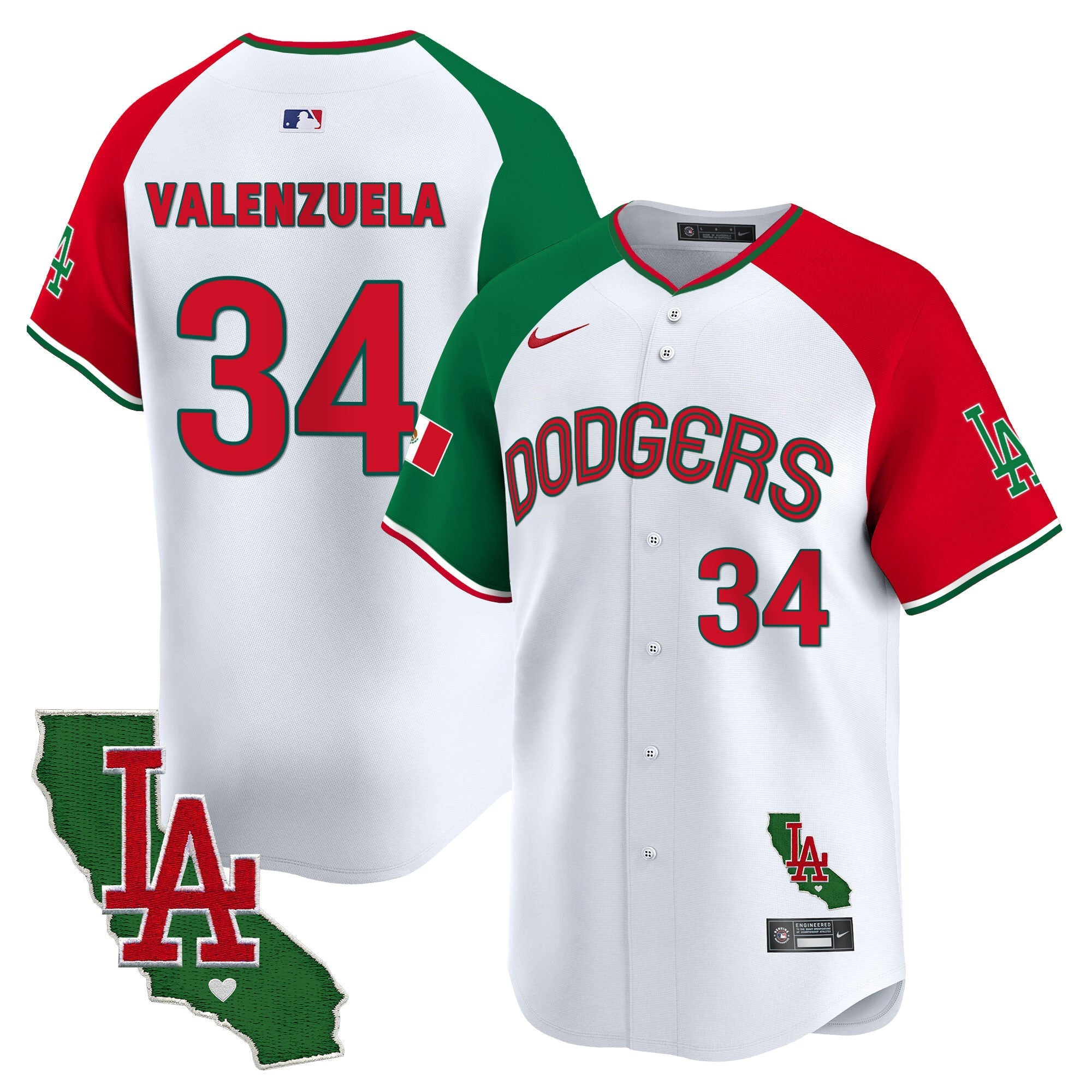 Men’s Mexico California Patch Vapor Premier Limited Jersey V3