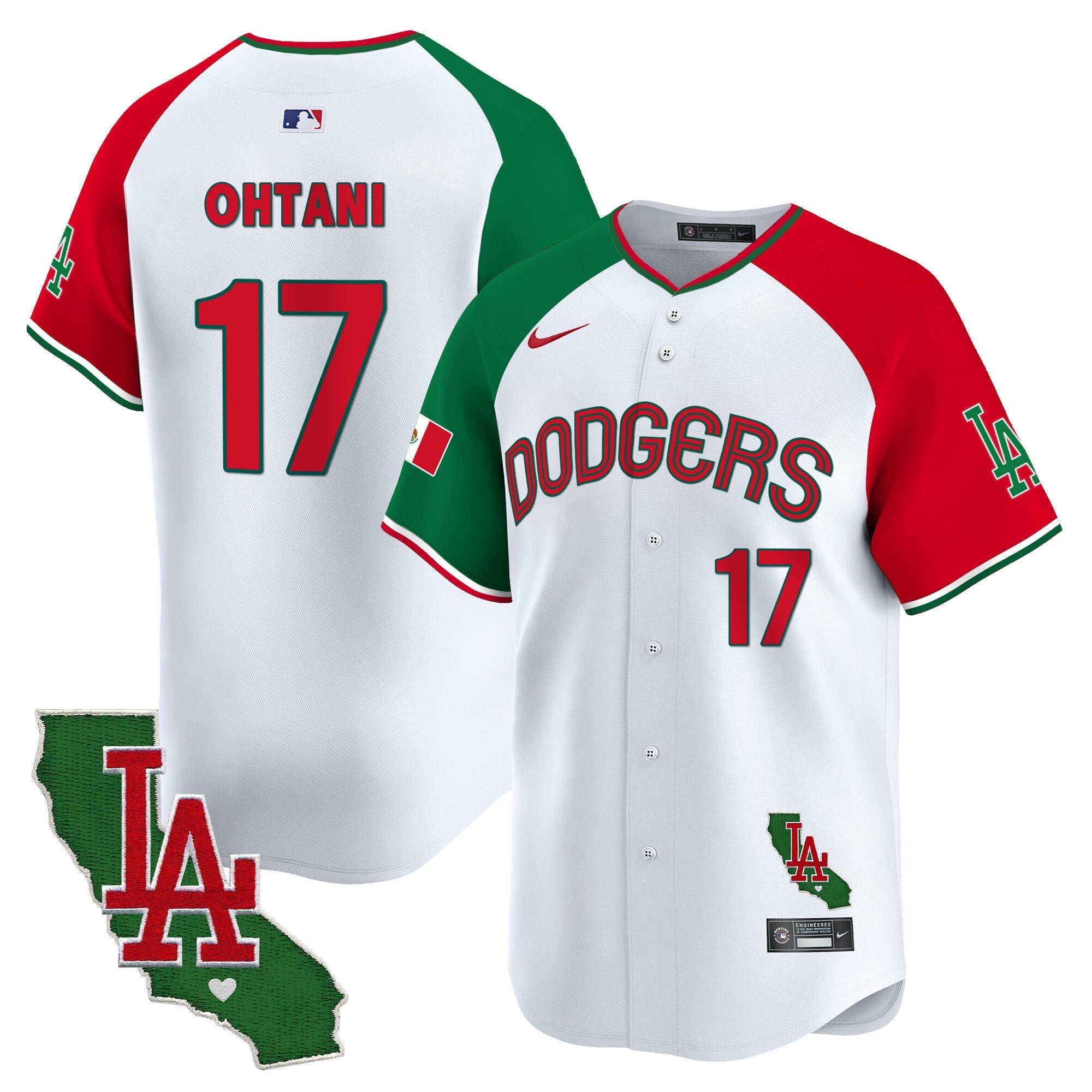 Men’s Mexico California Patch Vapor Premier Limited Jersey V3