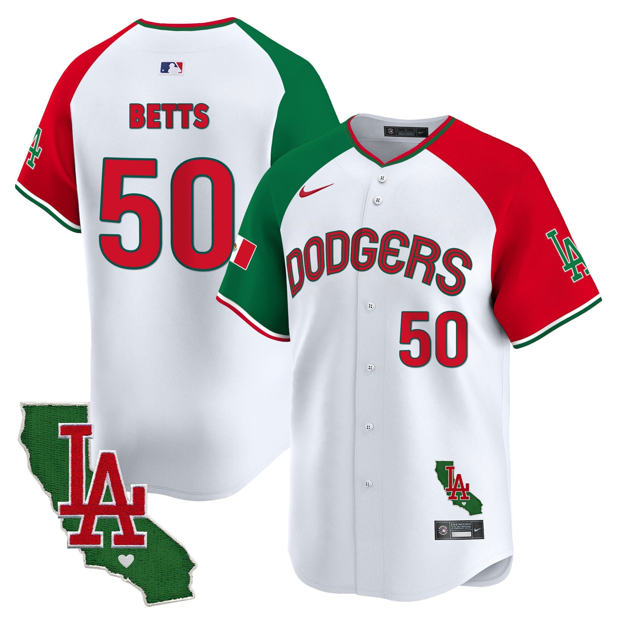 Men’s Mexico California Patch Vapor Premier Limited Jersey V3