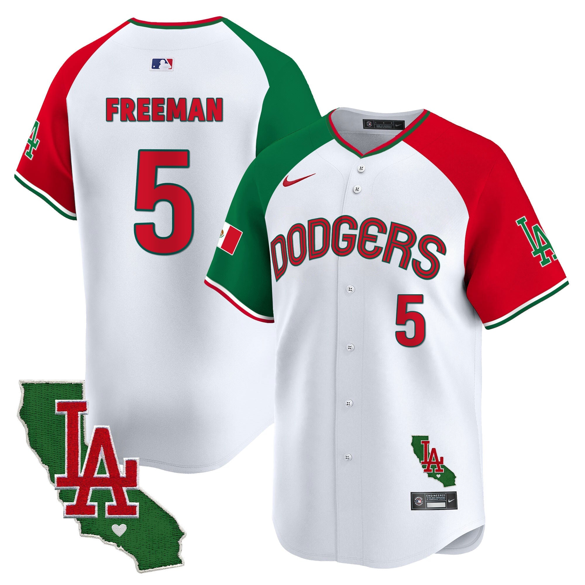 Men’s Mexico California Patch Vapor Premier Limited Jersey V3