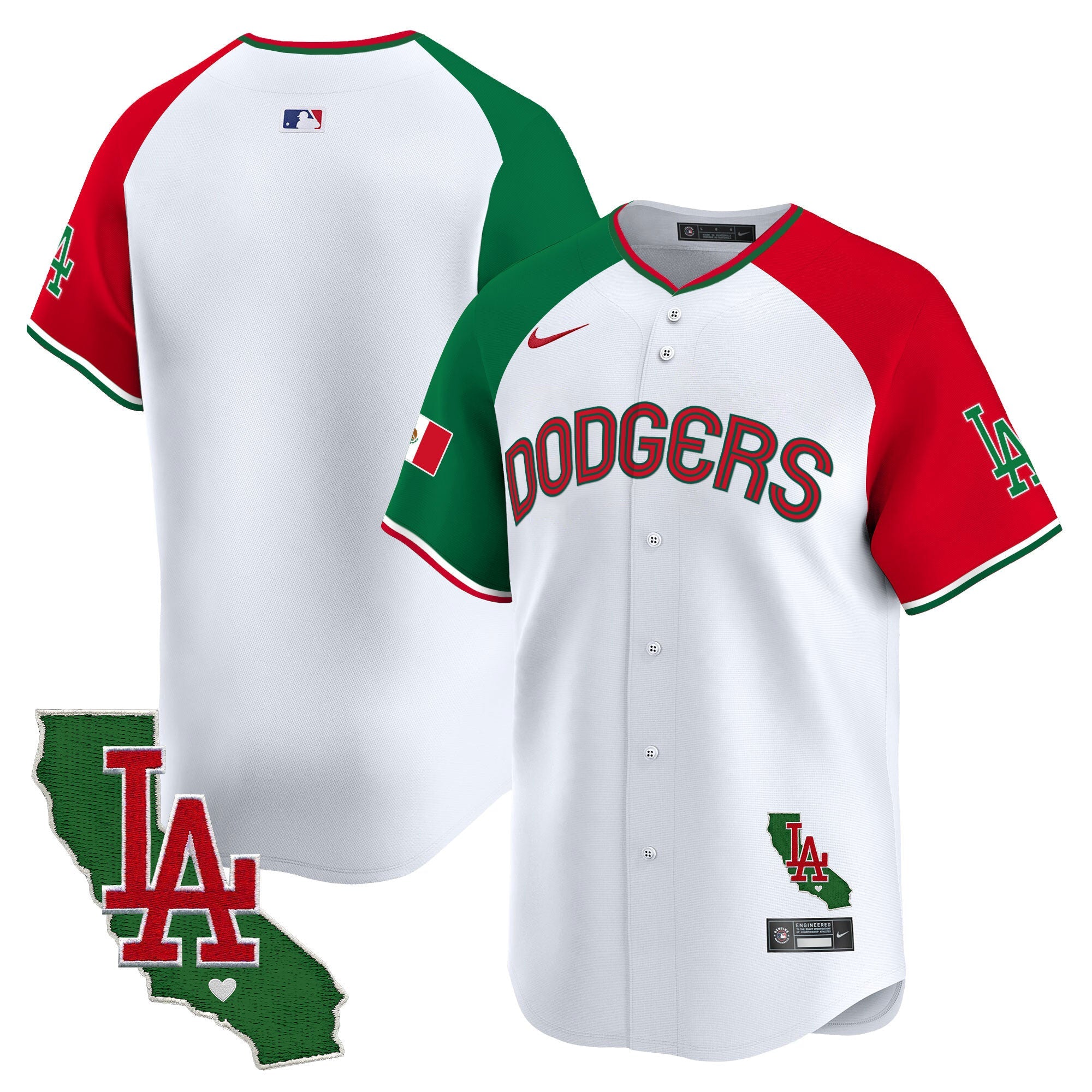 Men’s Mexico California Patch Vapor Premier Limited Jersey V3