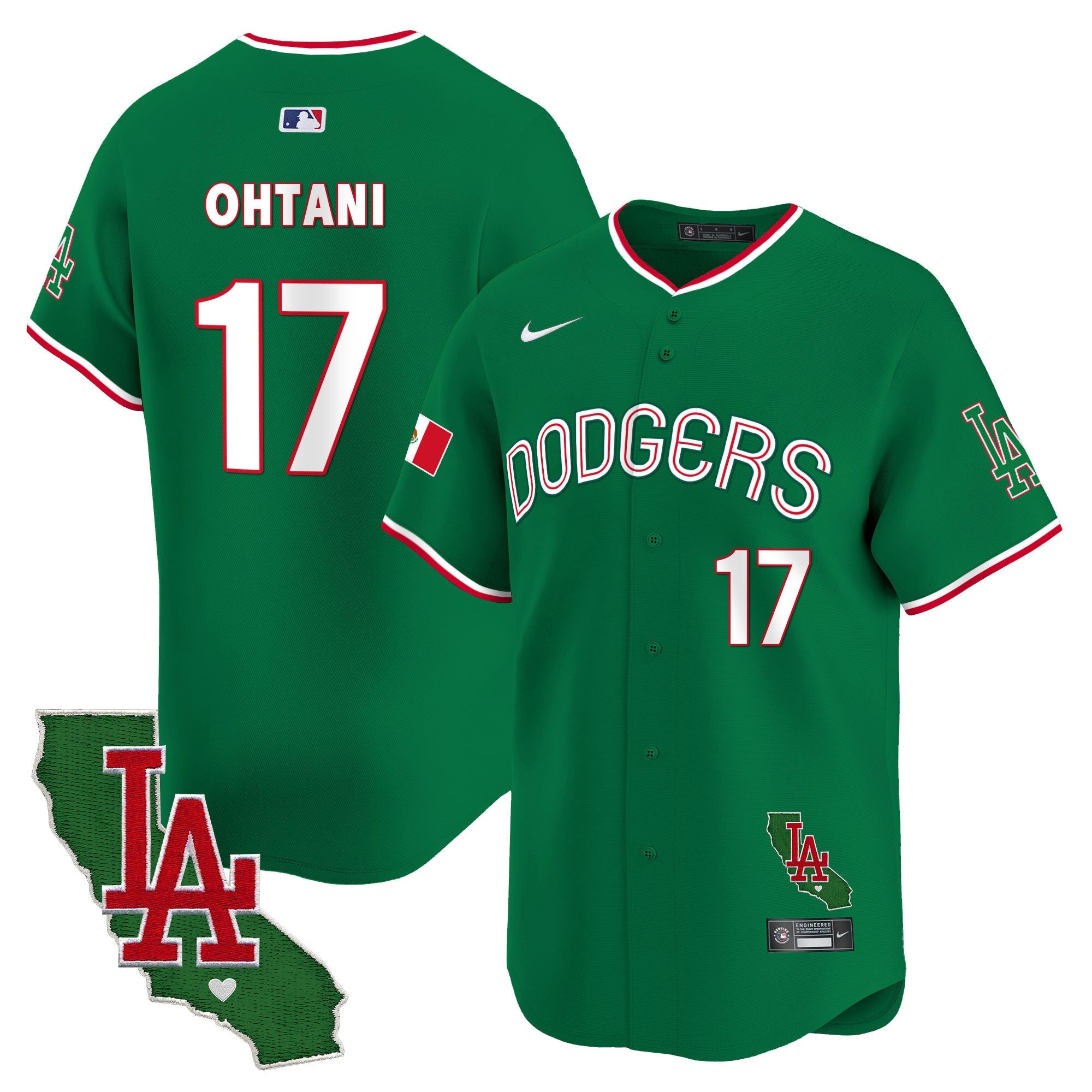 Men’s Mexico California Patch Vapor Premier Limited Jersey V3