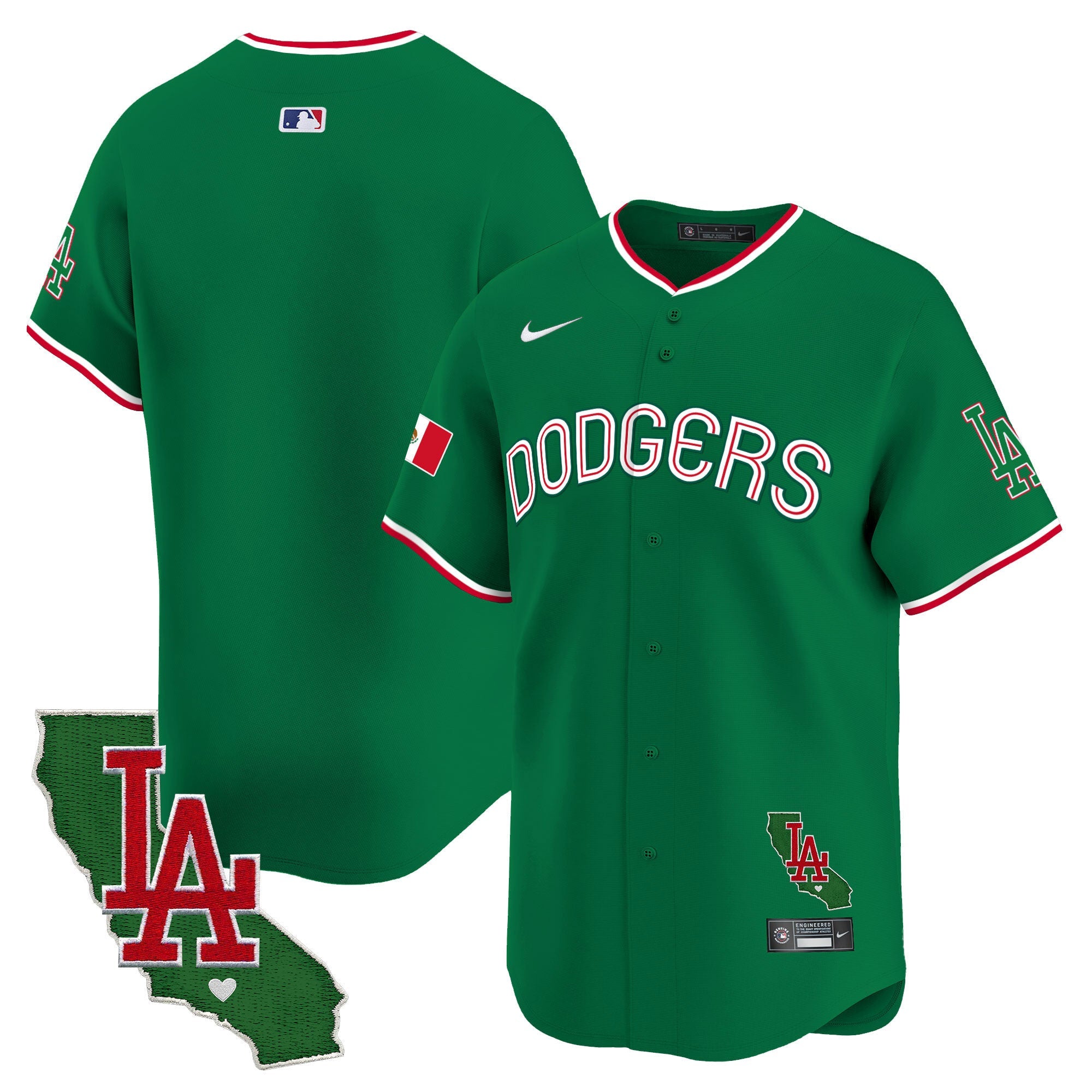 Men’s Mexico California Patch Vapor Premier Limited Jersey V3