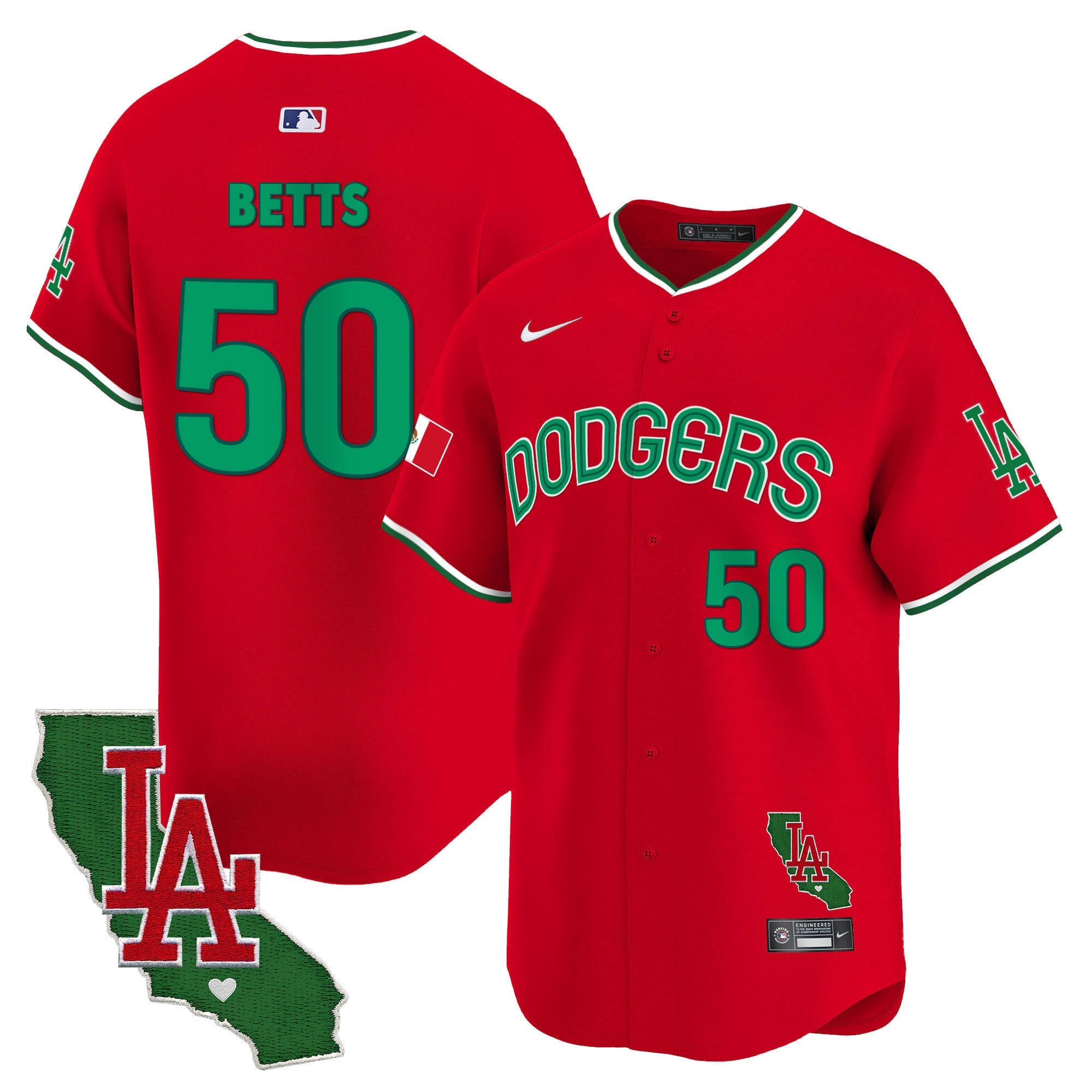 Men’s Mexico California Patch Vapor Premier Limited Jersey V3