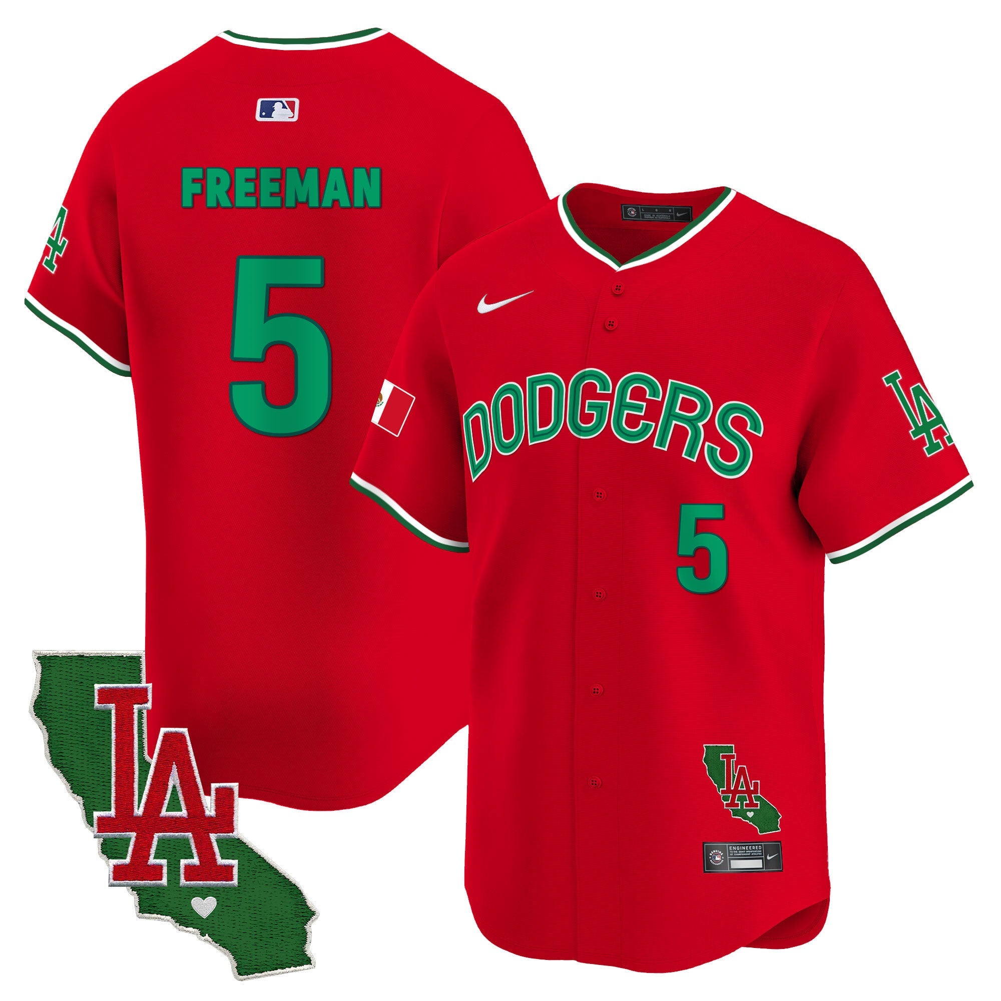 Men’s Mexico California Patch Vapor Premier Limited Jersey V3