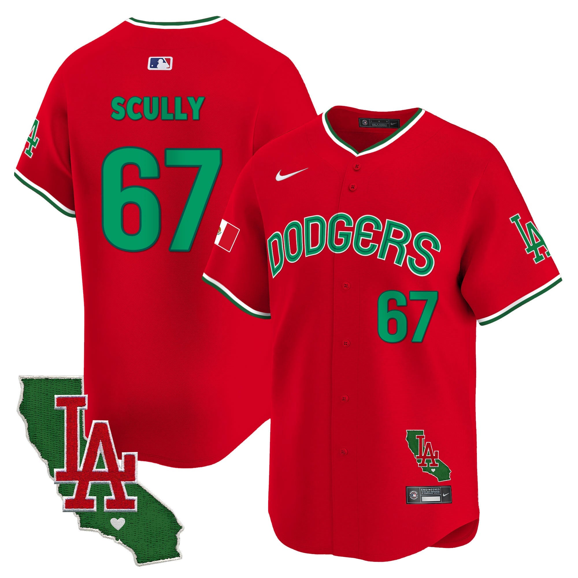 Men’s Mexico California Patch Vapor Premier Limited Jersey V3