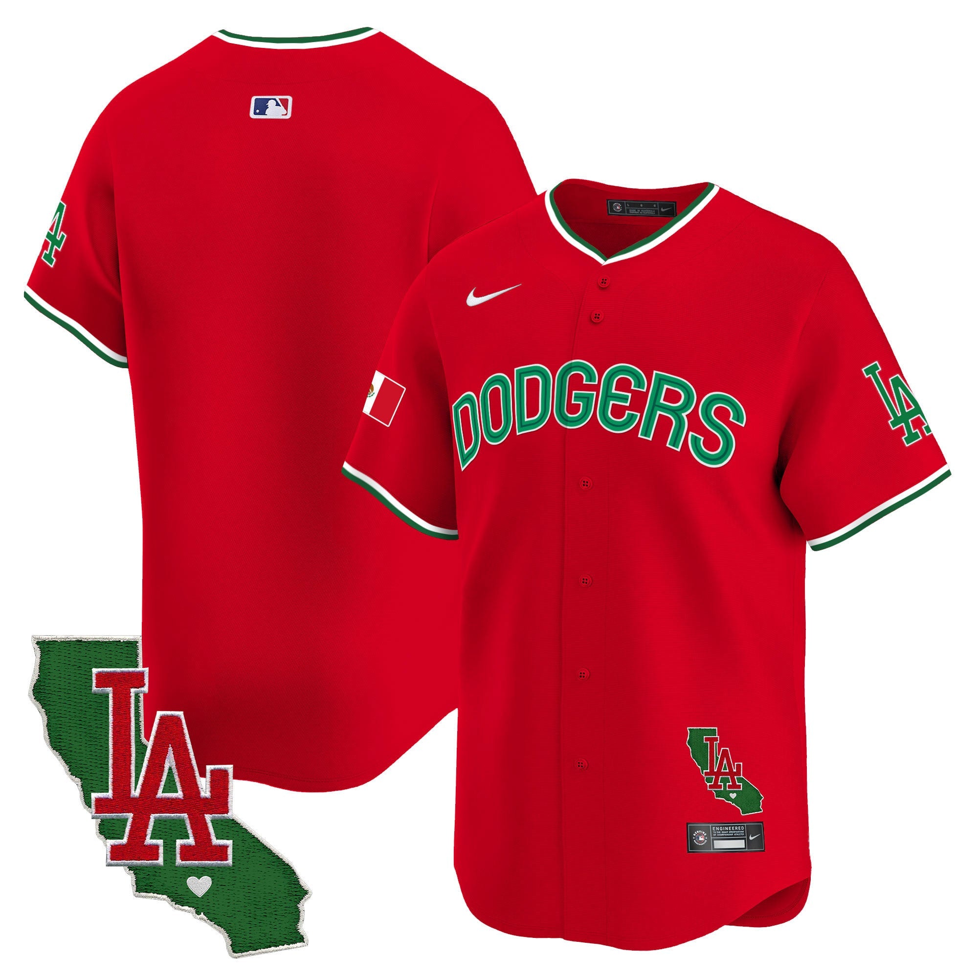 Men’s Mexico California Patch Vapor Premier Limited Jersey V3
