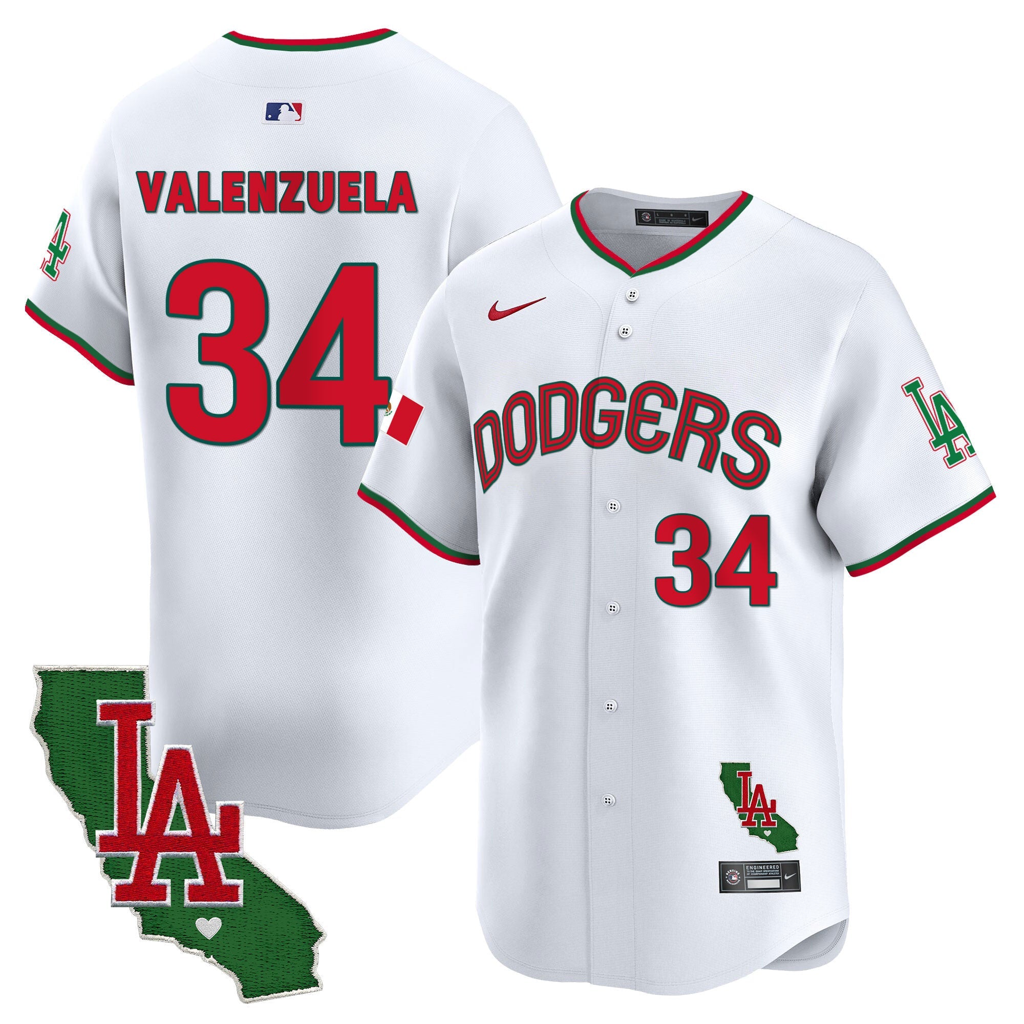 Men’s Mexico California Patch Vapor Premier Limited Jersey V3