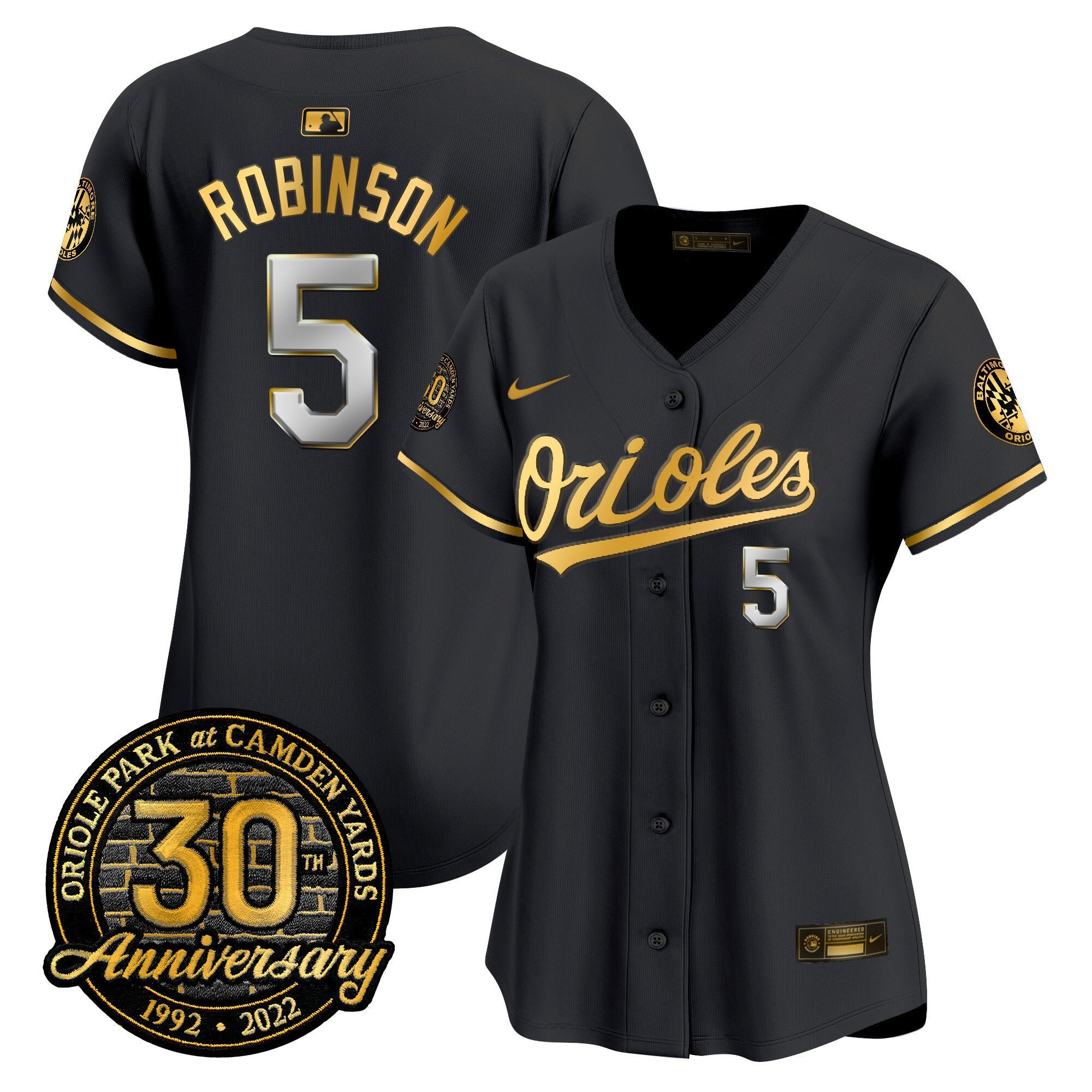Women’s Camden Yards 30th Anniversary Patch Vapor Premier Limited Jersey