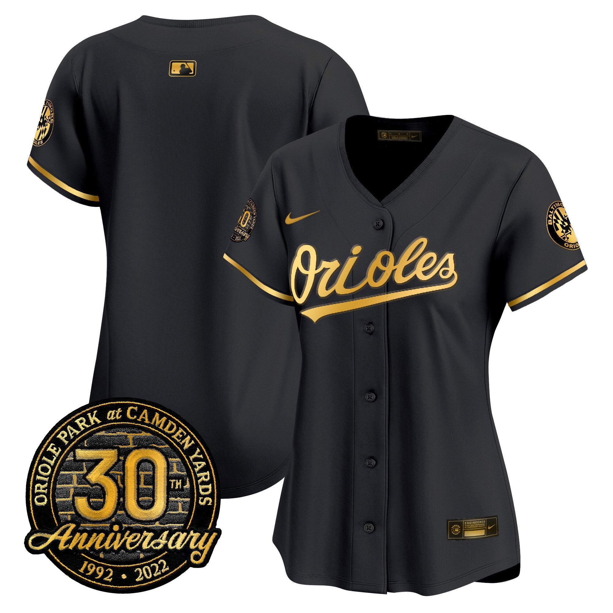 Women’s Camden Yards 30th Anniversary Patch Vapor Premier Limited Jersey
