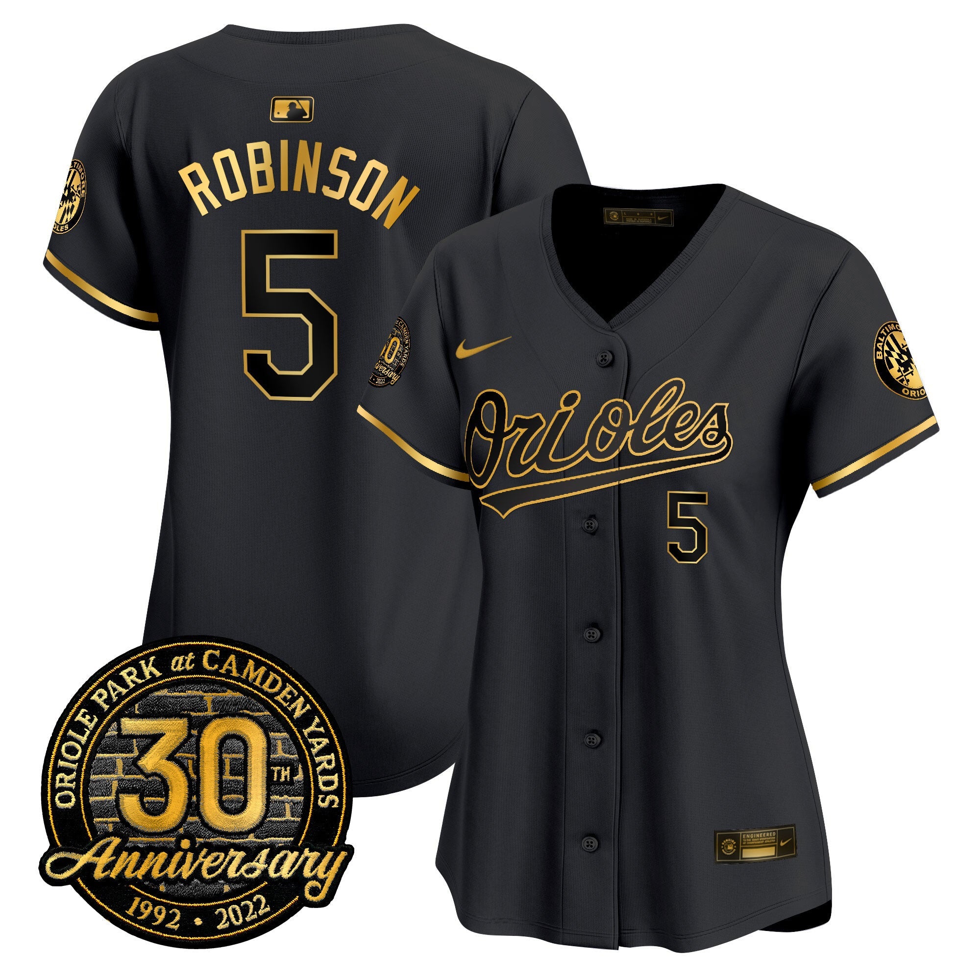 Women’s Camden Yards 30th Anniversary Patch Vapor Premier Limited Jersey