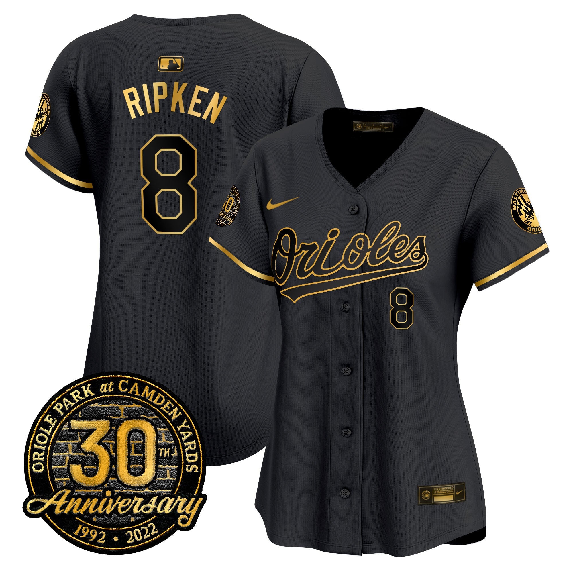 Women’s Camden Yards 30th Anniversary Patch Vapor Premier Limited Jersey
