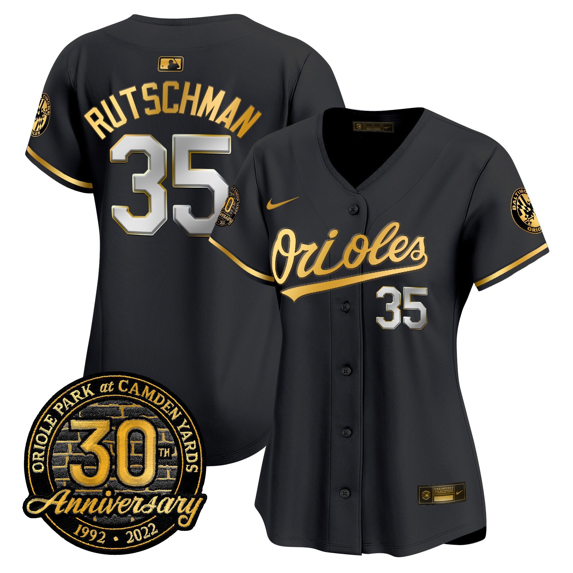 Women’s Camden Yards 30th Anniversary Patch Vapor Premier Limited Jersey