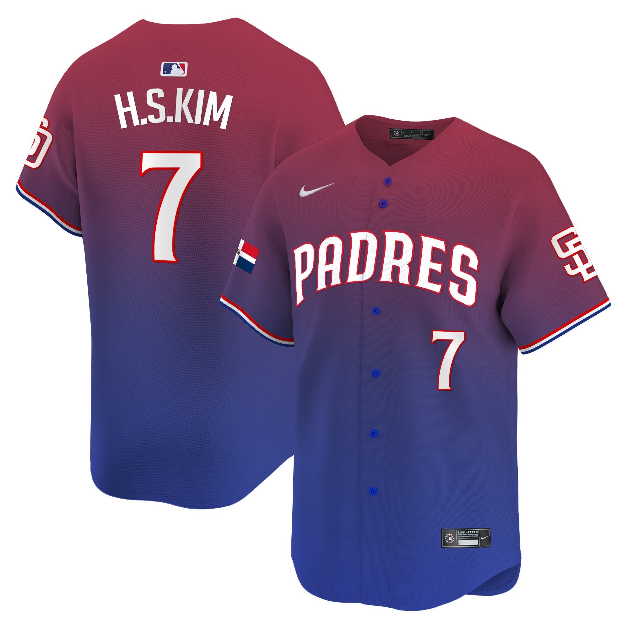 Men’s Dominican Republic Vapor Premier Limited Jersey