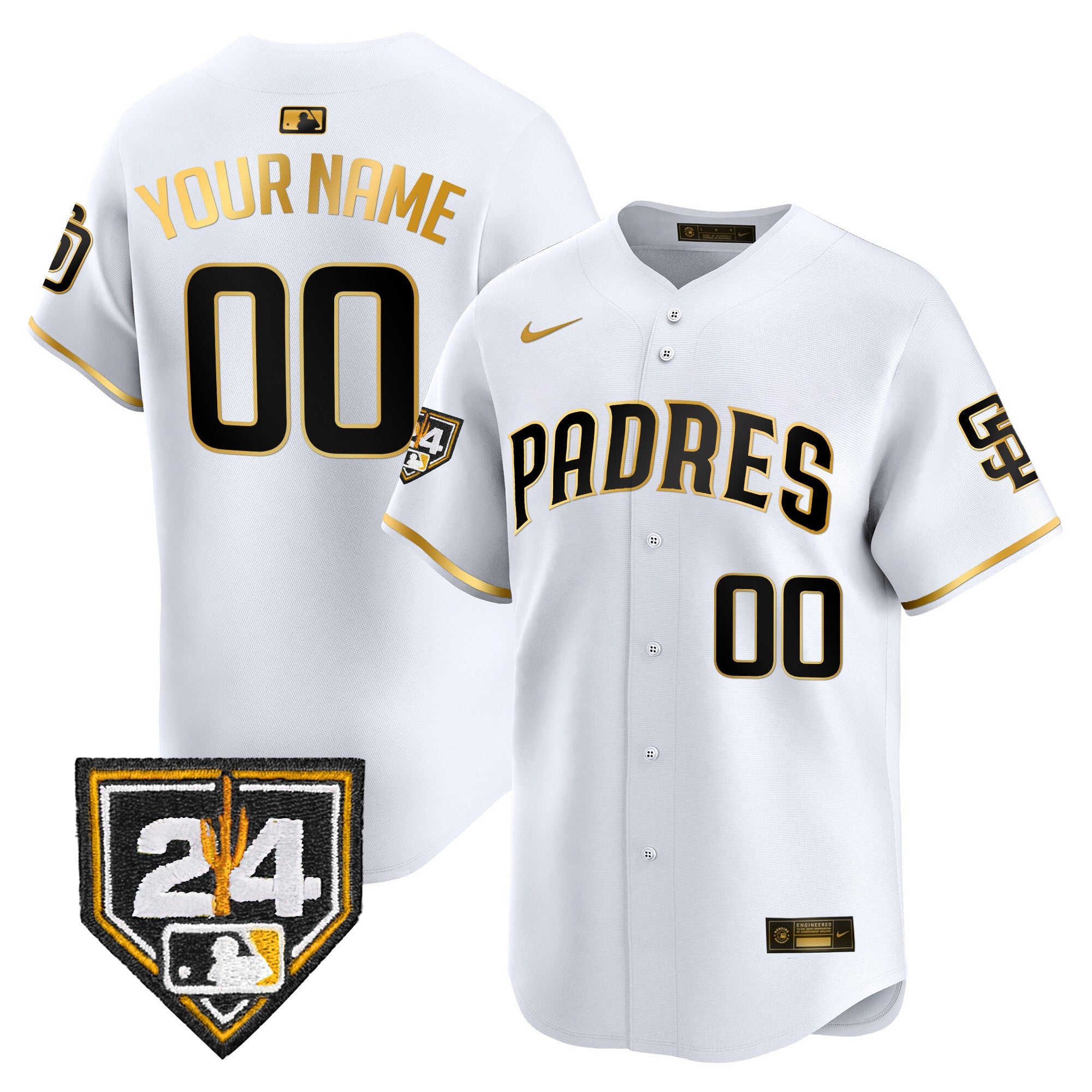 2024 Spring Training Patch Vapor Premier Limited Custom Jersey