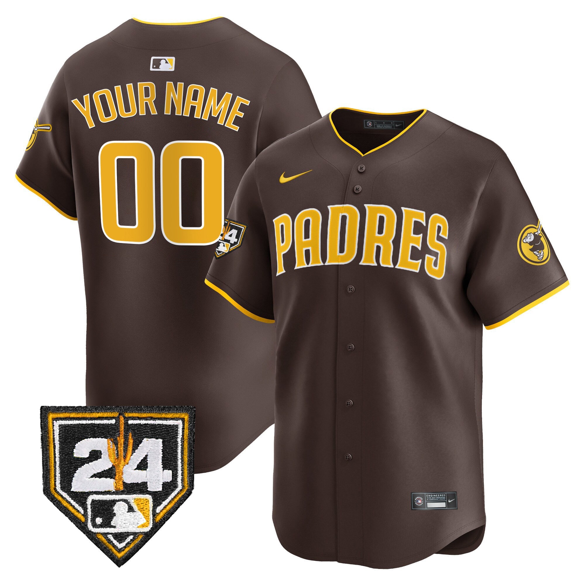 2024 Spring Training Patch Vapor Premier Limited Custom Jersey