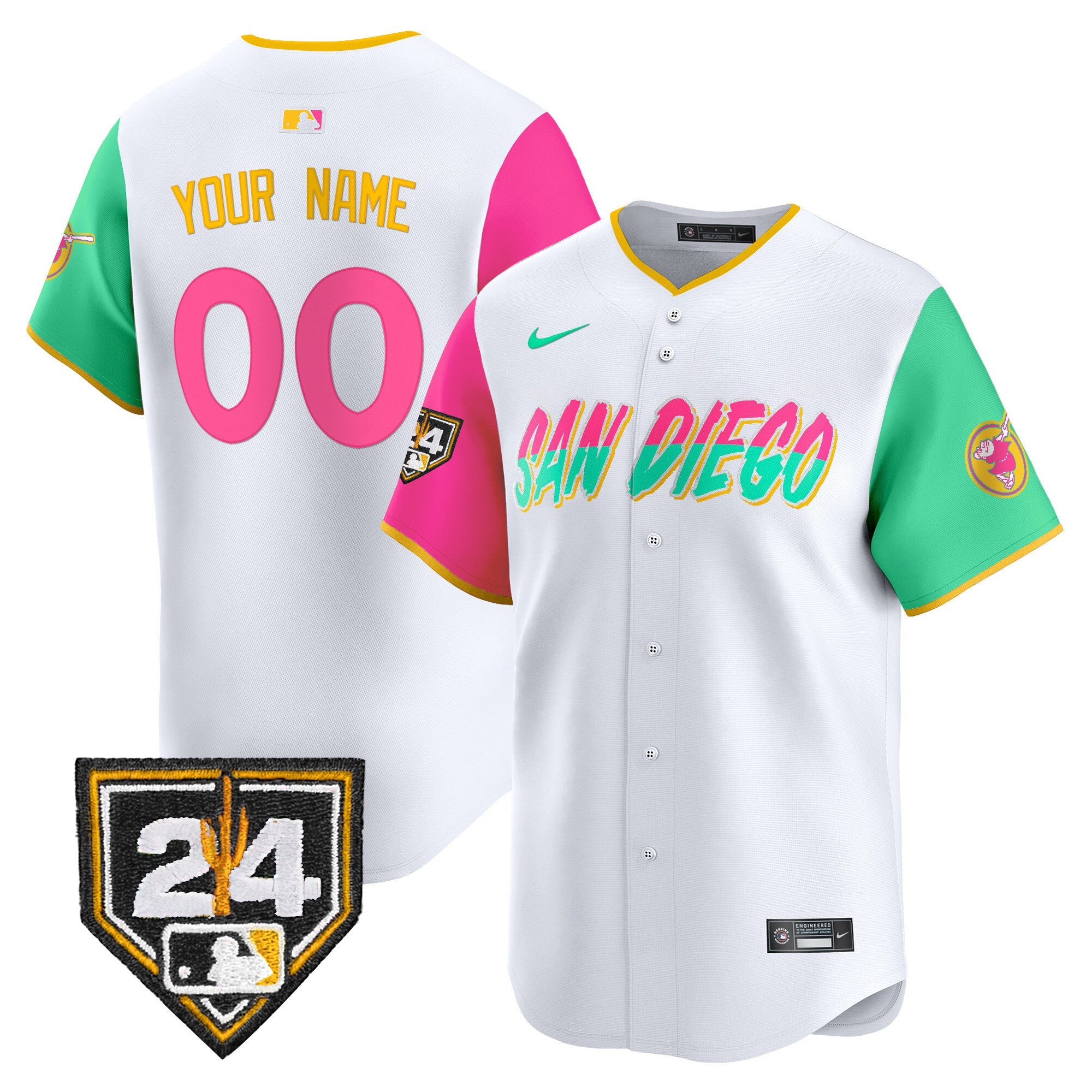 2024 Spring Training Patch Vapor Premier Limited Custom Jersey