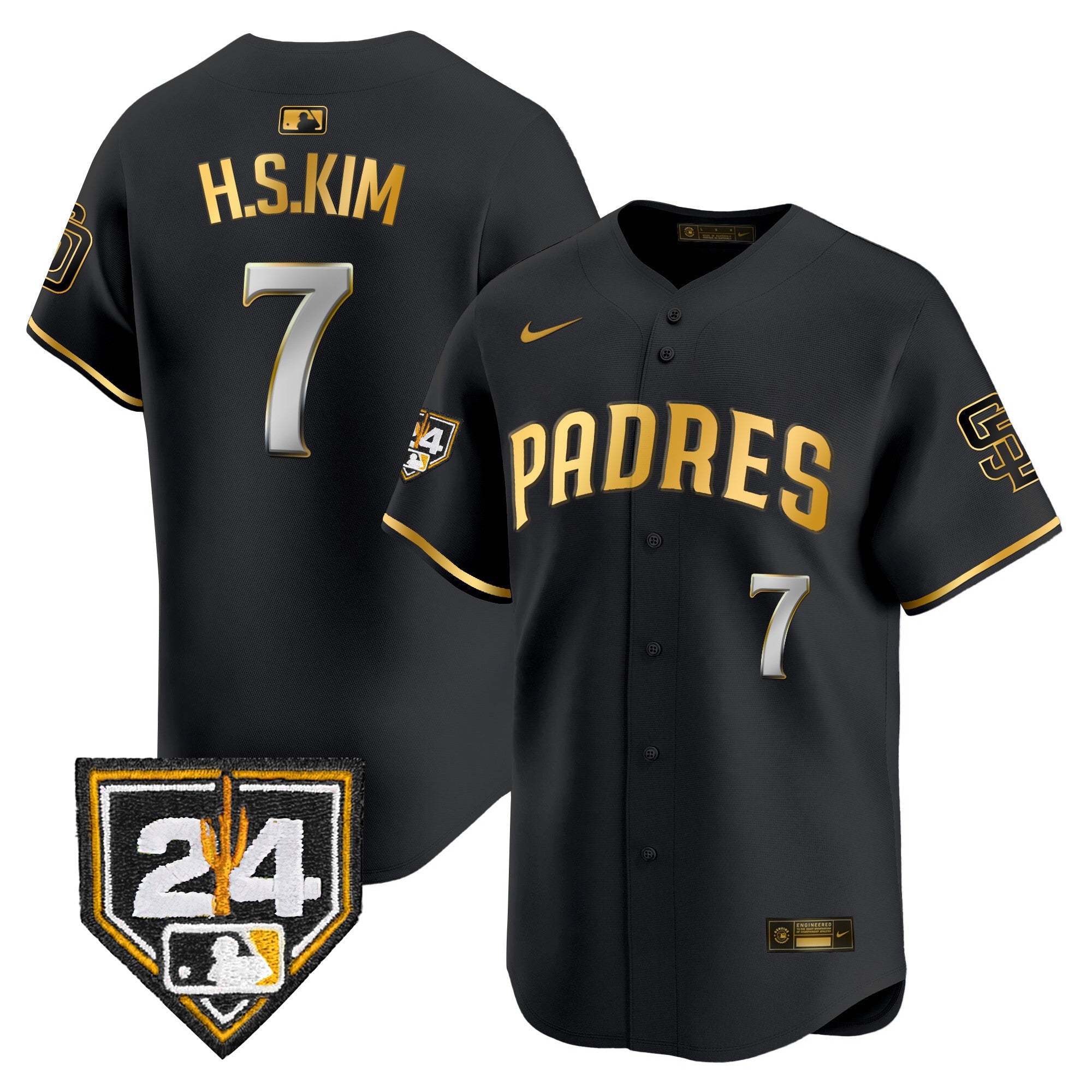Men’s 2024 Spring Training Patch Vapor Premier Limited Jersey
