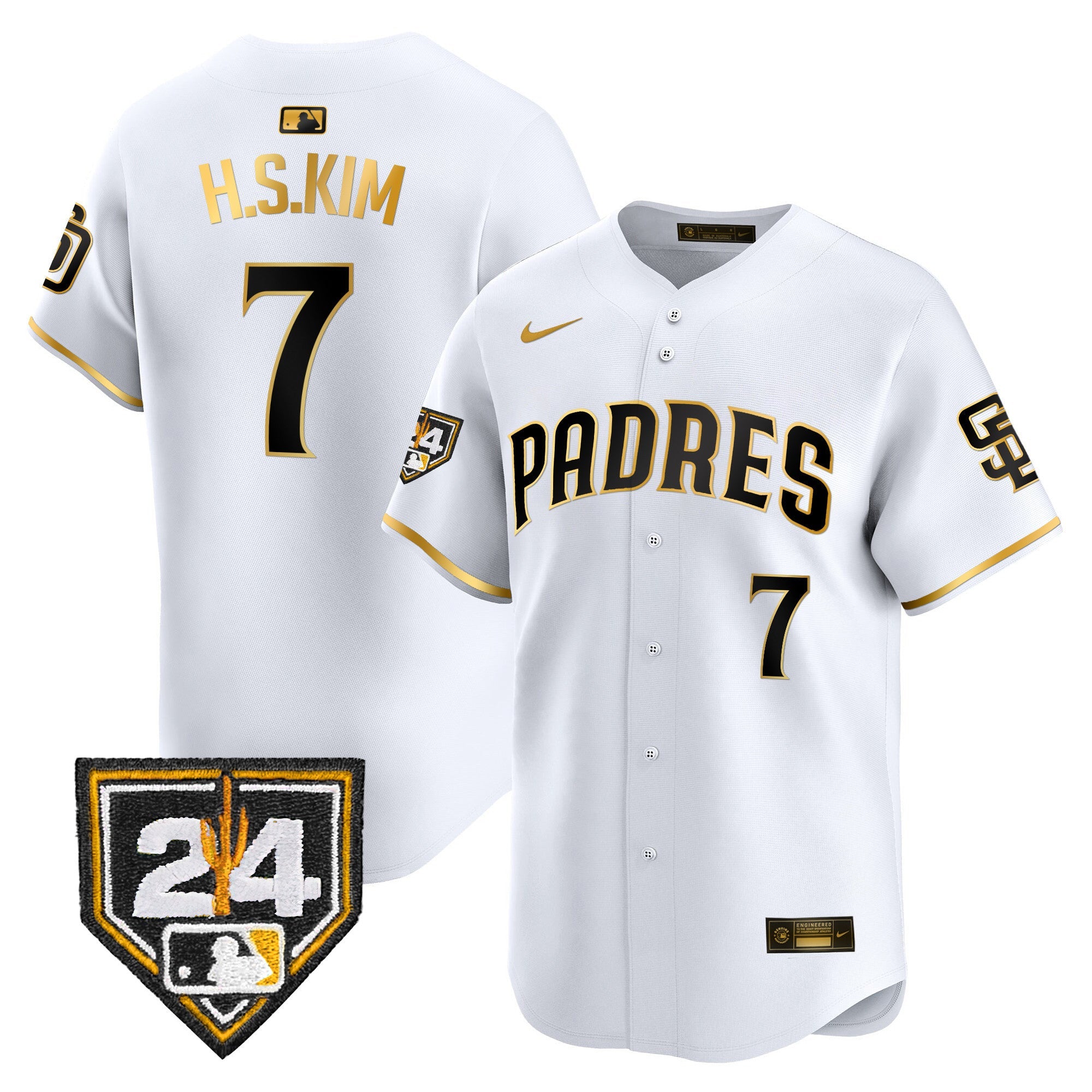 Men’s 2024 Spring Training Patch Vapor Premier Limited Jersey