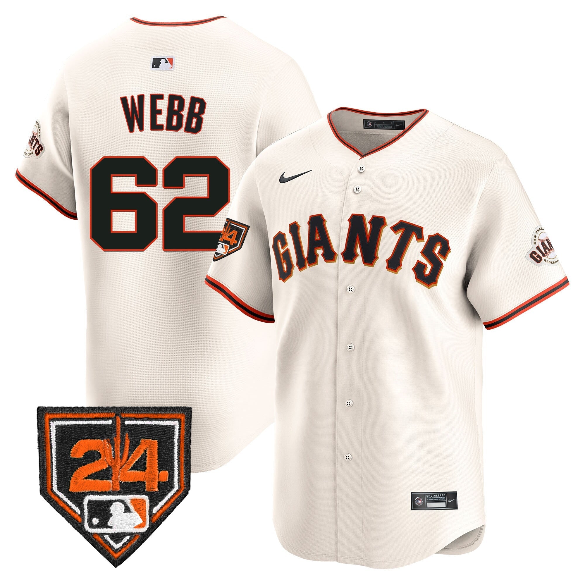 Men’s San Francisco 2024 Spring Training Vapor Premier Limited Jersey