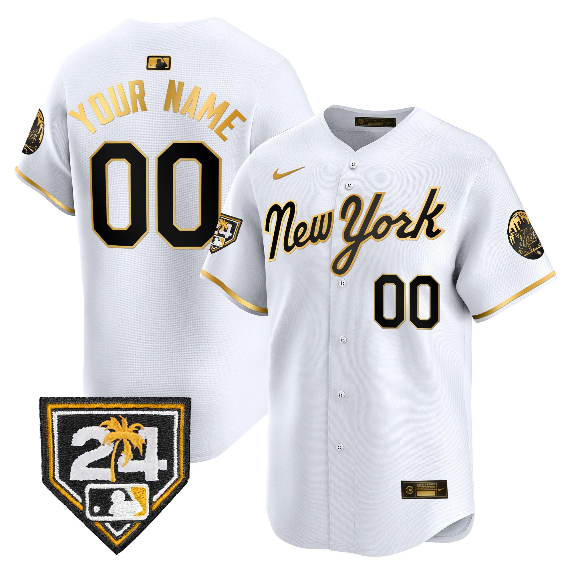 New York 2024 Spring Training Vapor Premier Limited Custom Jersey
