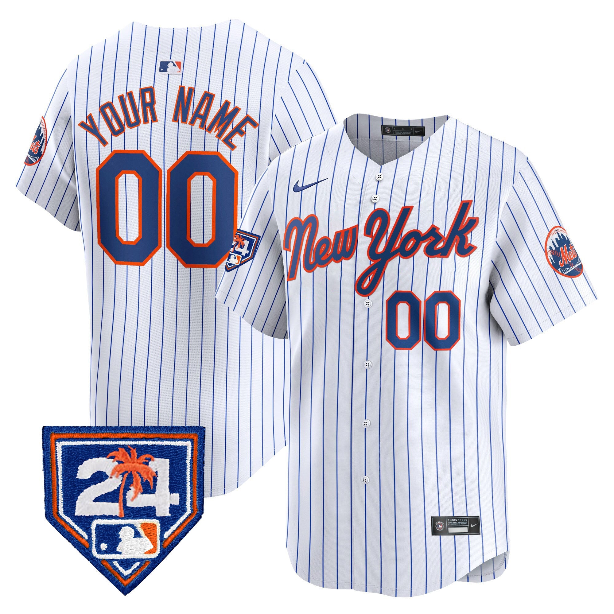 New York 2024 Spring Training Vapor Premier Limited Custom Jersey