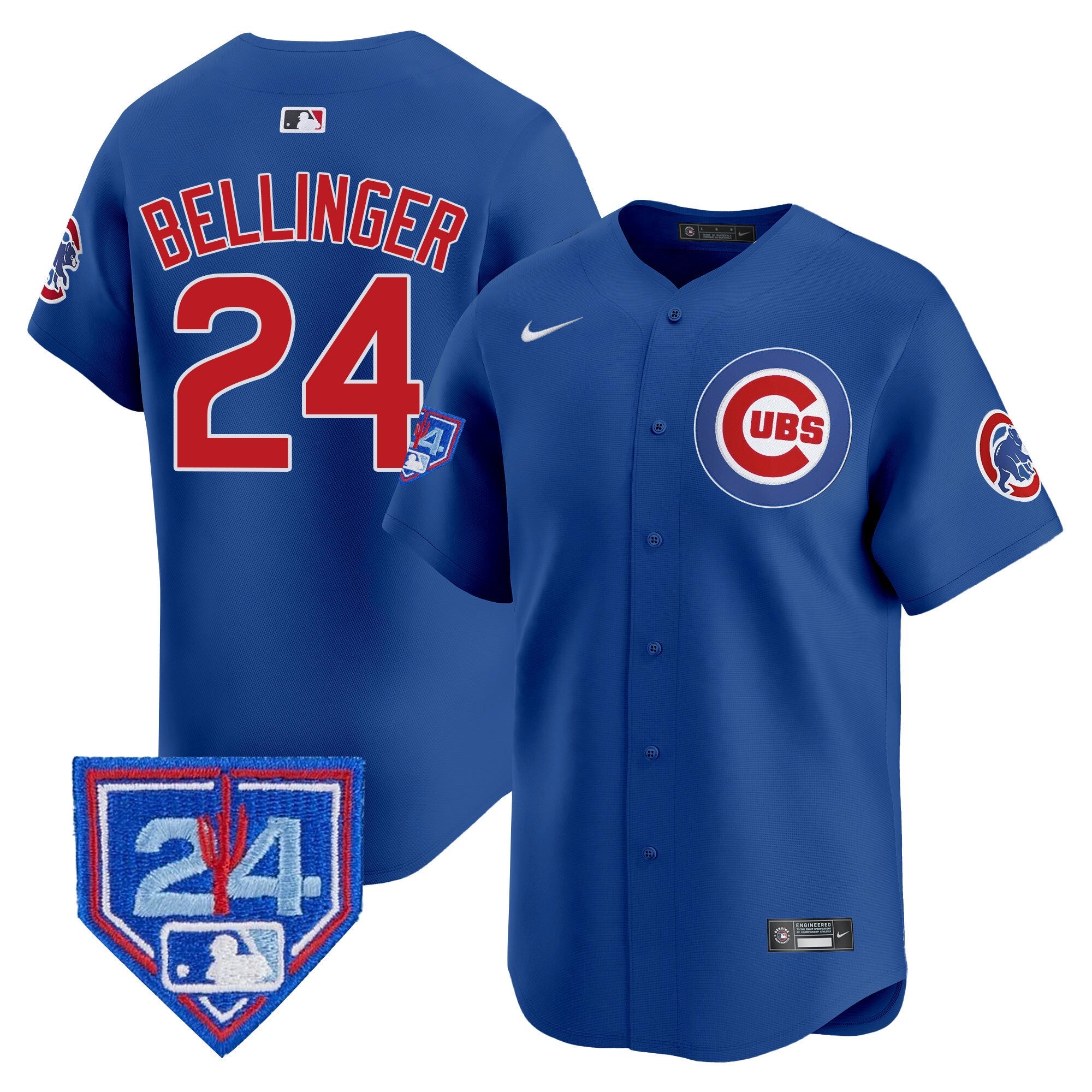 Men’s Chicago 2024 Spring Training Patch Vapor Premier Limited Jersey V2