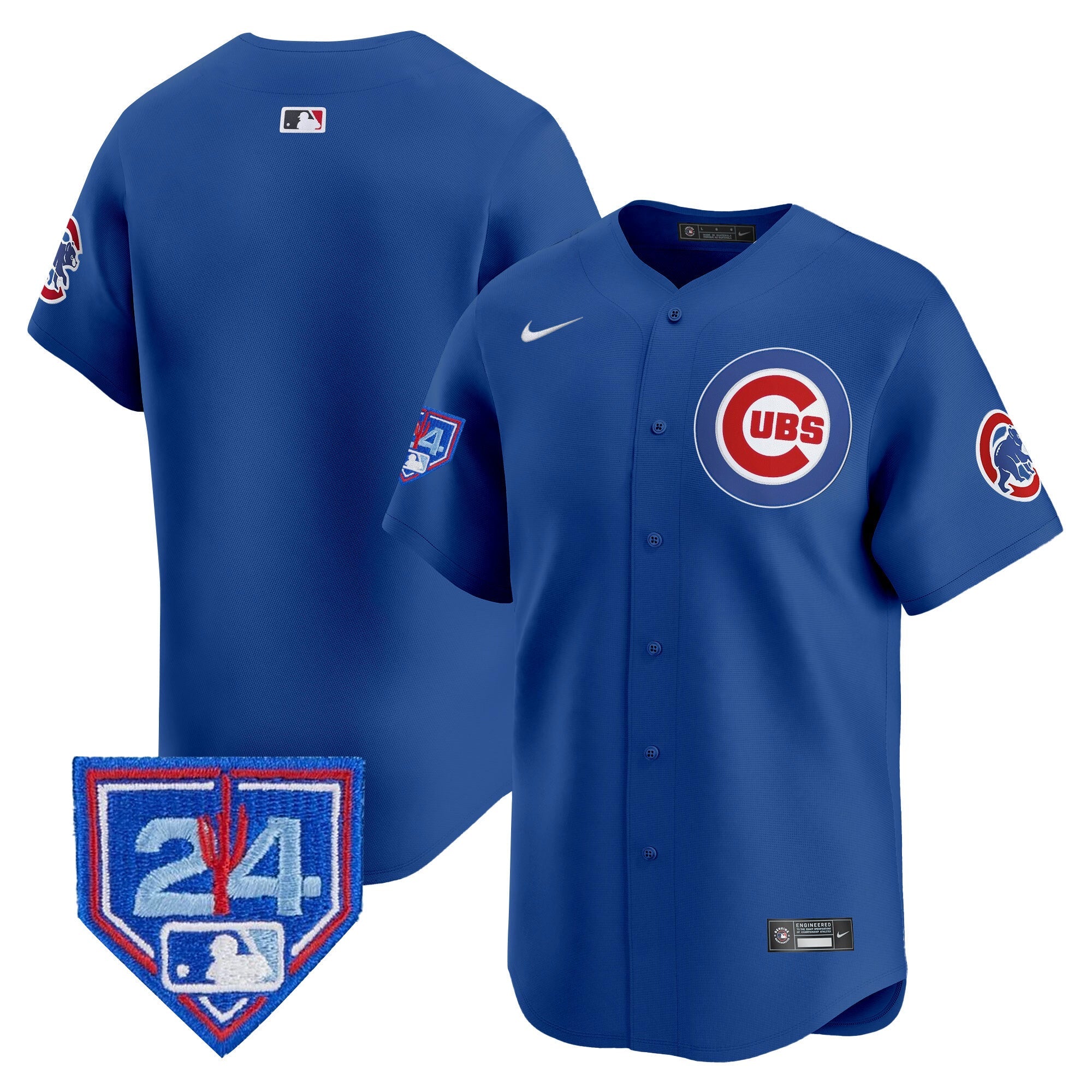 Men’s Chicago 2024 Spring Training Patch Vapor Premier Limited Jersey V2