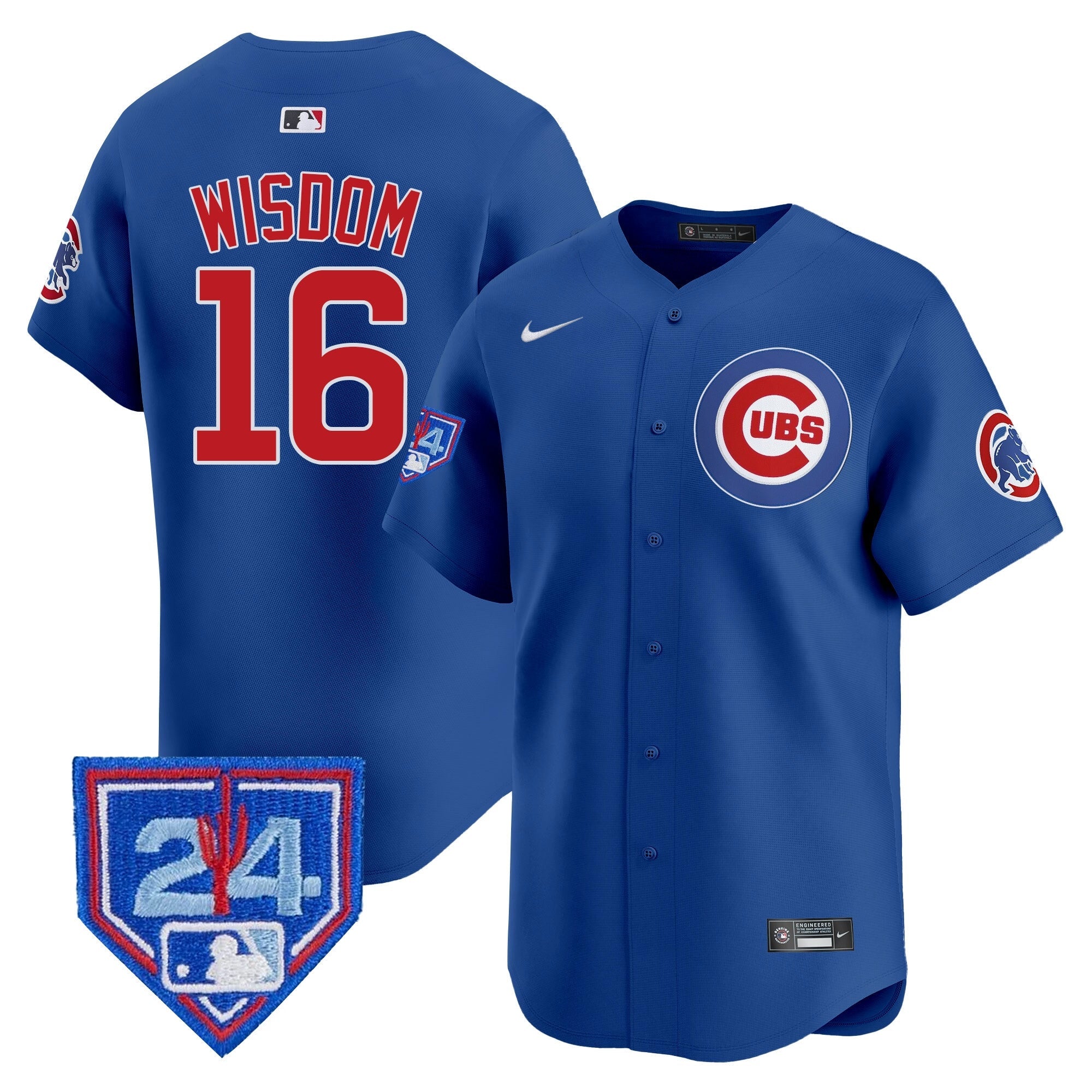 Men’s Chicago 2024 Spring Training Patch Vapor Premier Limited Jersey V2
