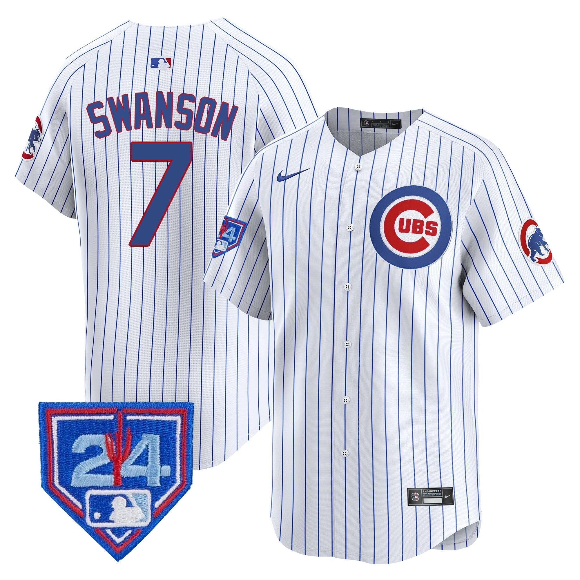 Men’s Chicago 2024 Spring Training Patch Vapor Premier Limited Jersey V2