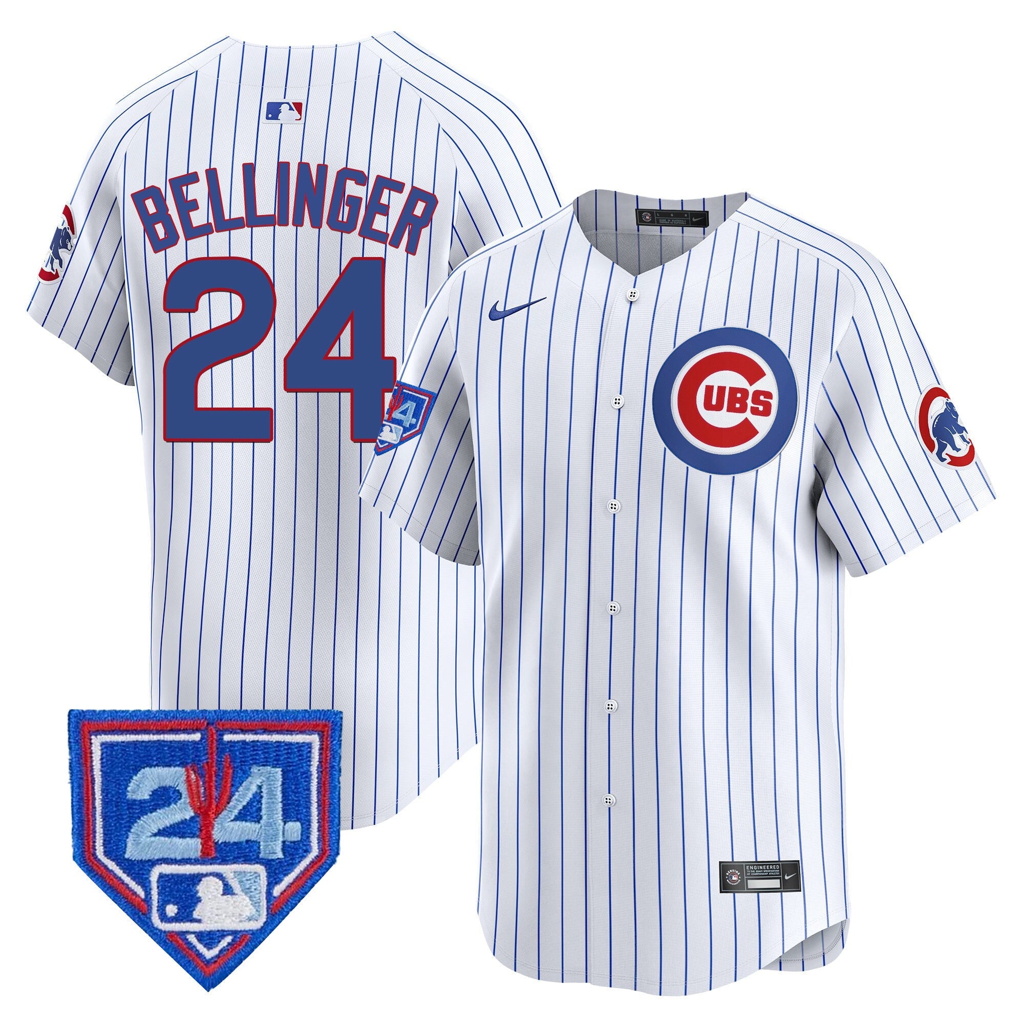 Men’s Chicago 2024 Spring Training Patch Vapor Premier Limited Jersey V2