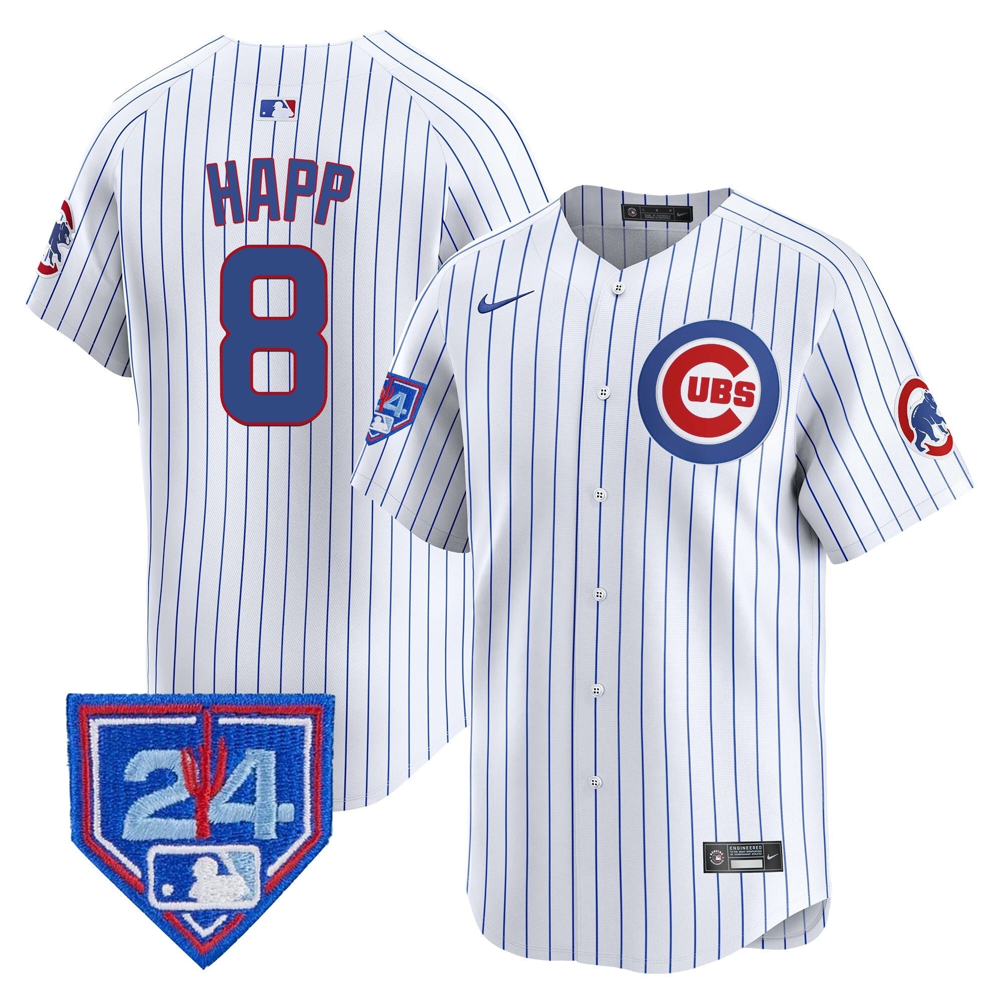 Men’s Chicago 2024 Spring Training Patch Vapor Premier Limited Jersey V2