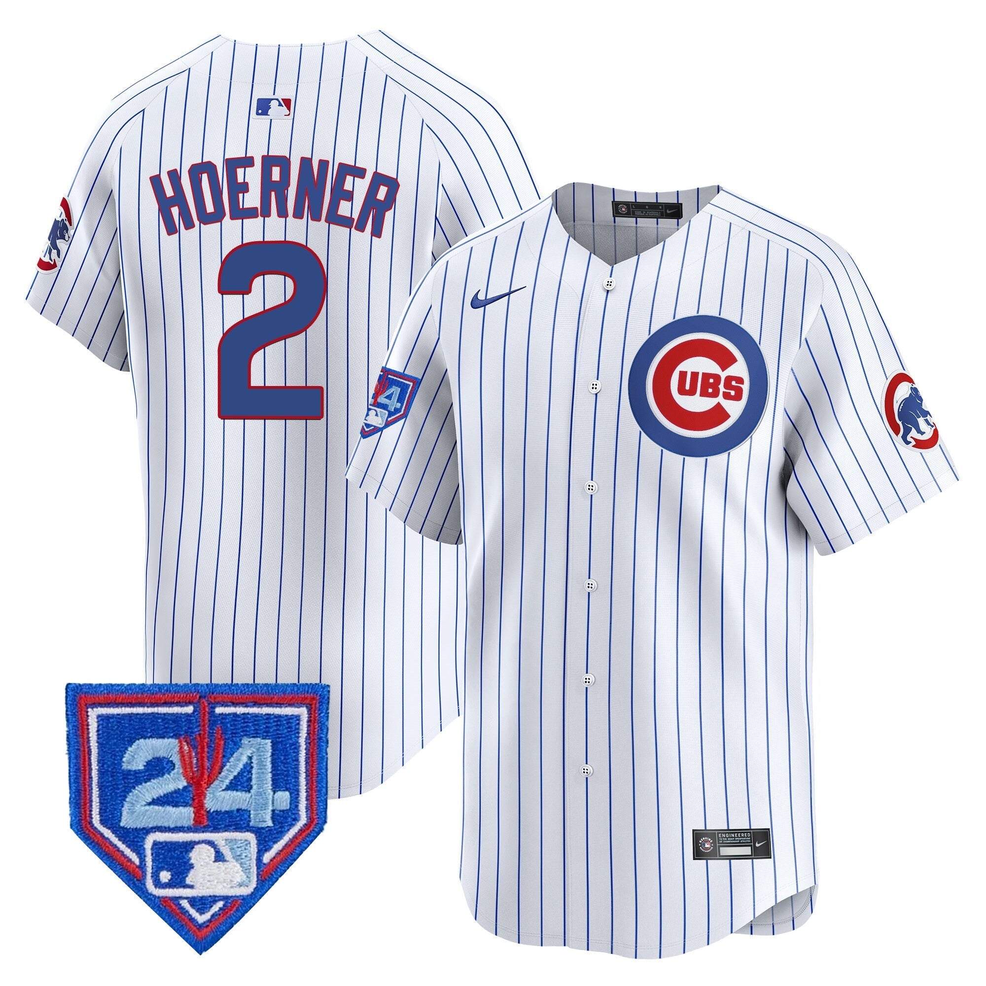 Men’s Chicago 2024 Spring Training Patch Vapor Premier Limited Jersey V2
