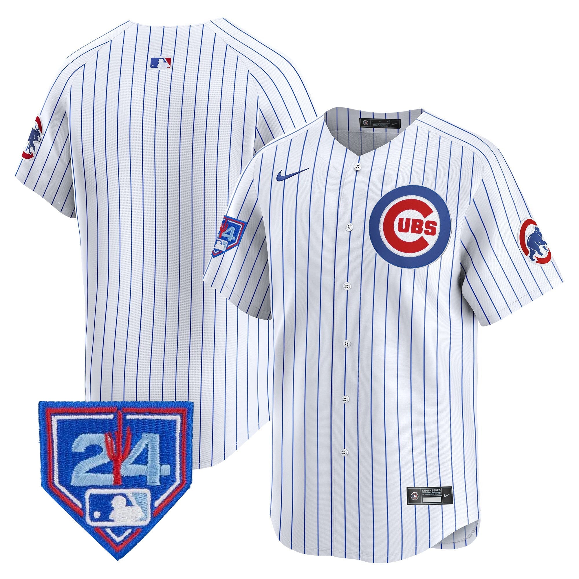 Men’s Chicago 2024 Spring Training Patch Vapor Premier Limited Jersey V2