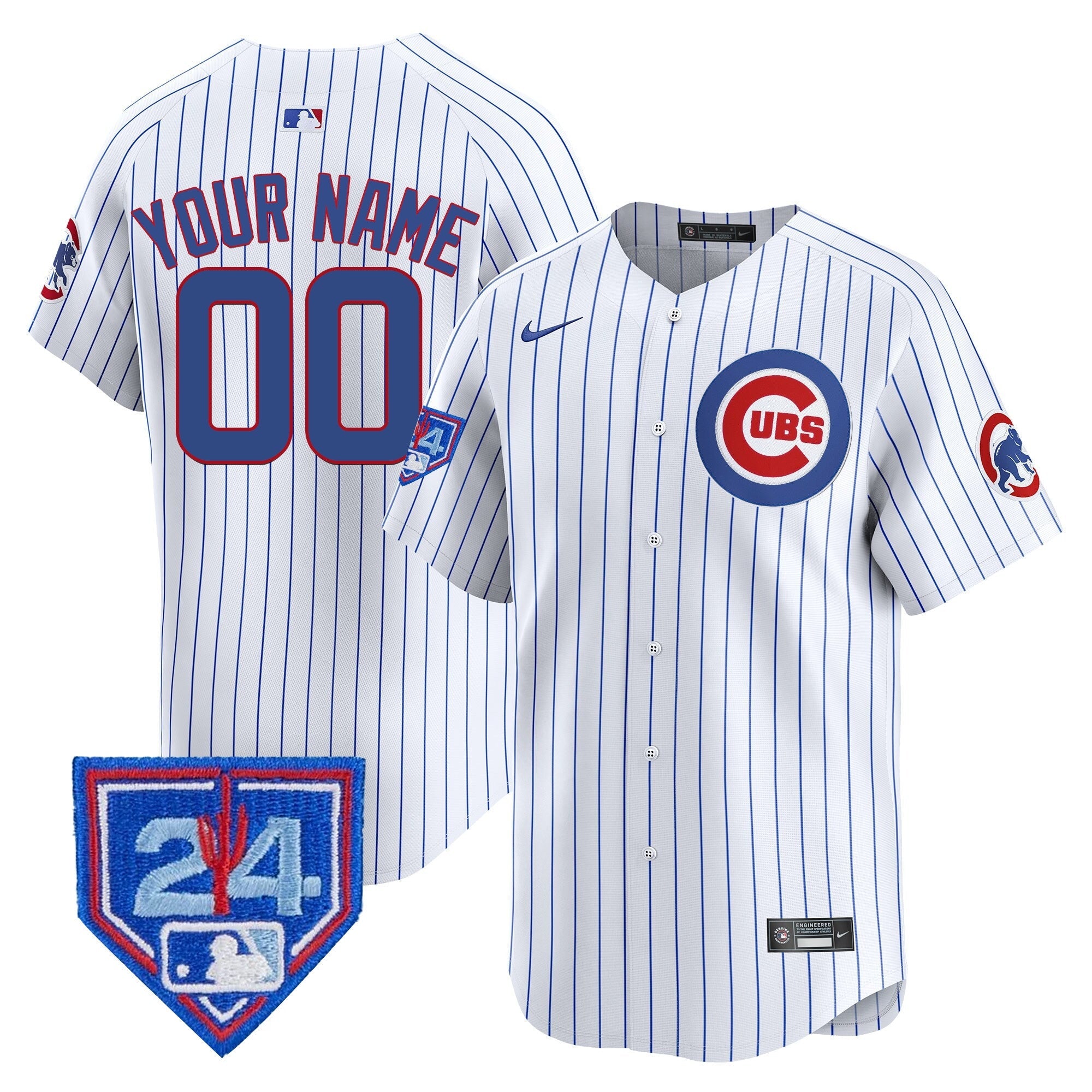 Chicago 2024 Spring Training Patch Vapor Premier Limited Custom Jersey V2