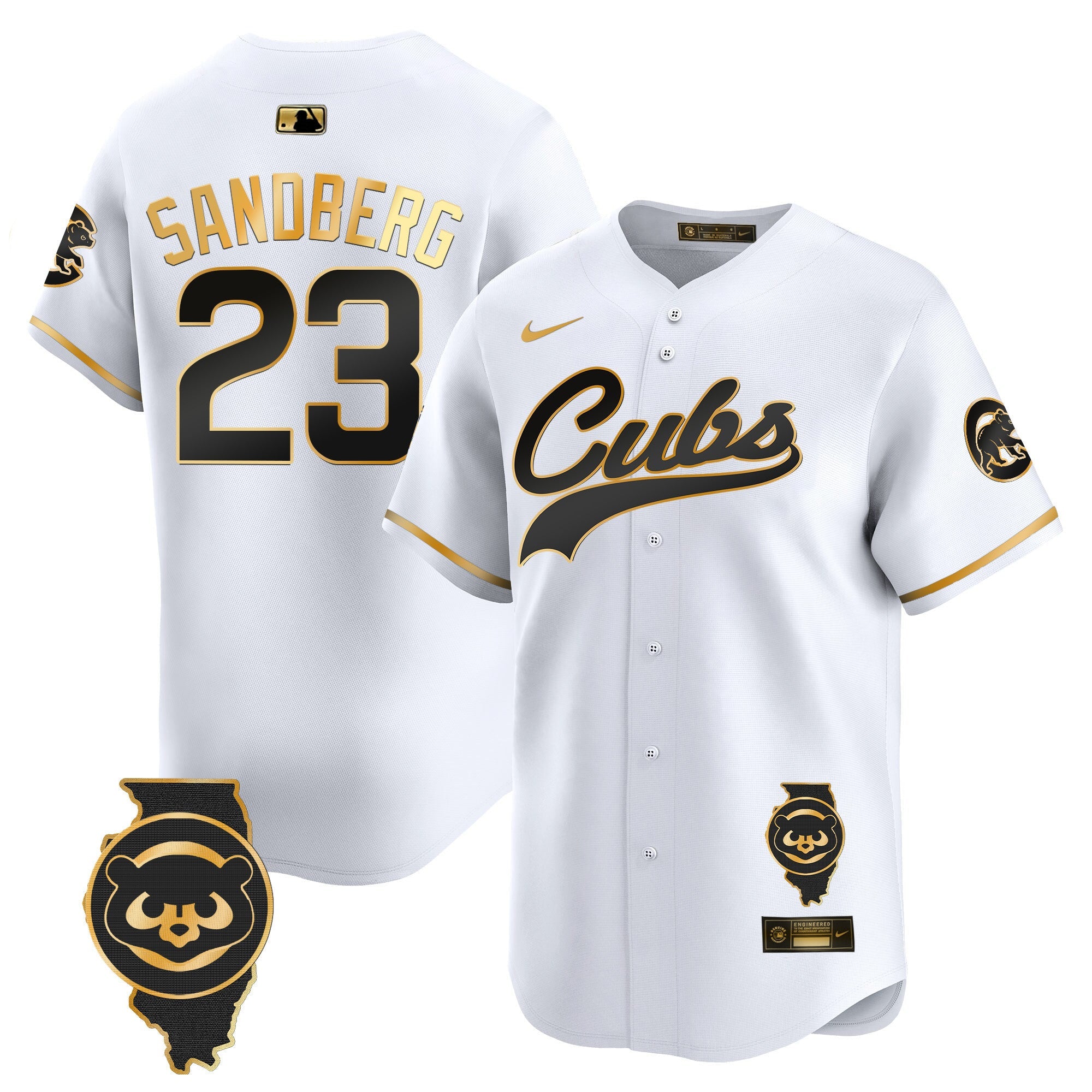 Men’s Chicago Illinois Patch Vapor Premier Limited Jersey