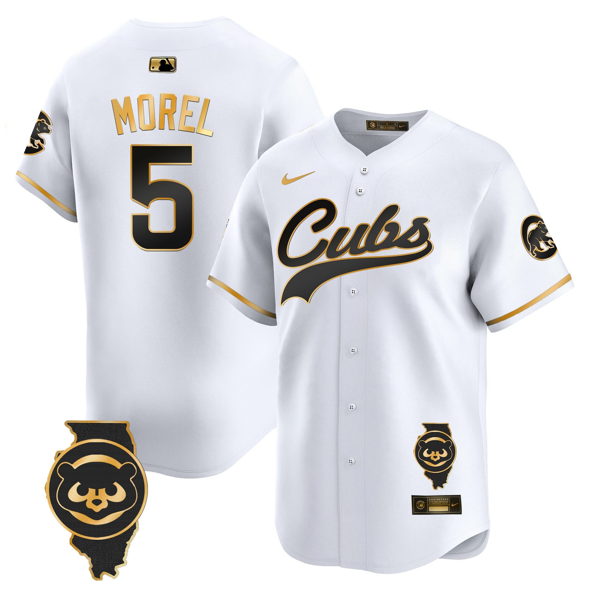 Men’s Chicago Illinois Patch Vapor Premier Limited Jersey