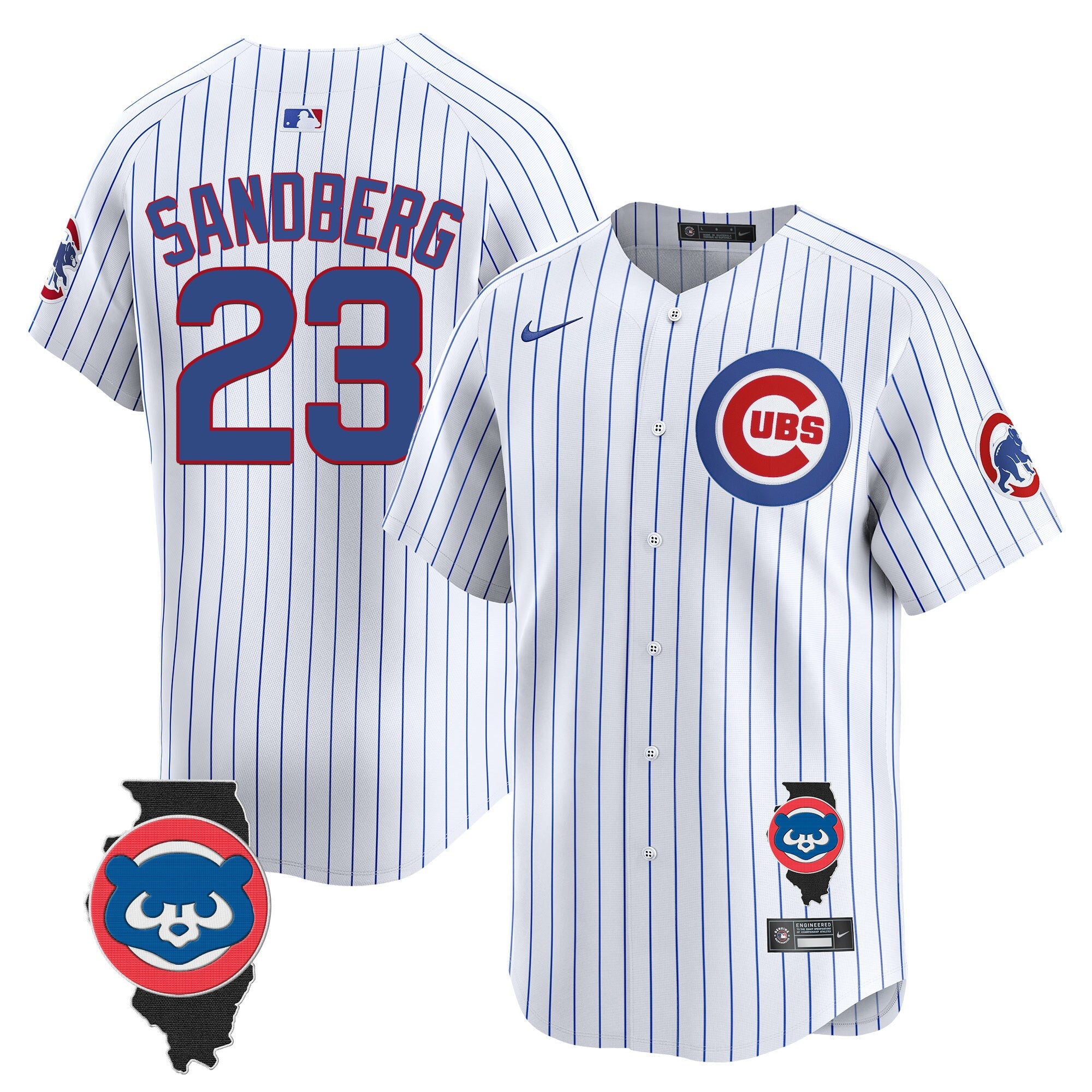 Men’s Chicago Illinois Patch Vapor Premier Limited Jersey