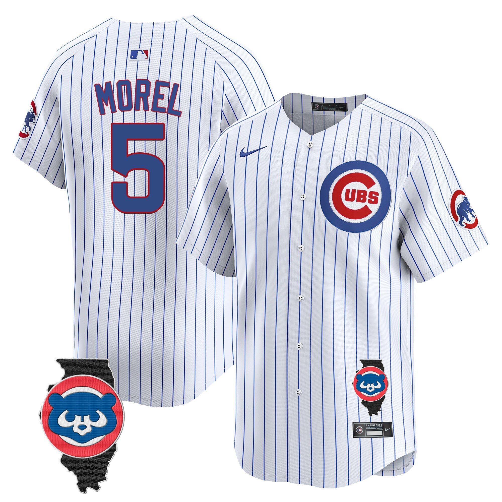 Men’s Chicago Illinois Patch Vapor Premier Limited Jersey