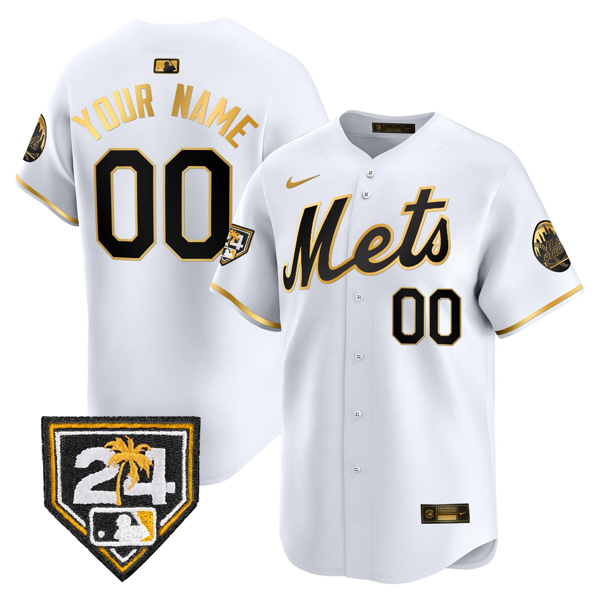 New York 2024 Spring Training Vapor Premier Limited Custom Jersey V2